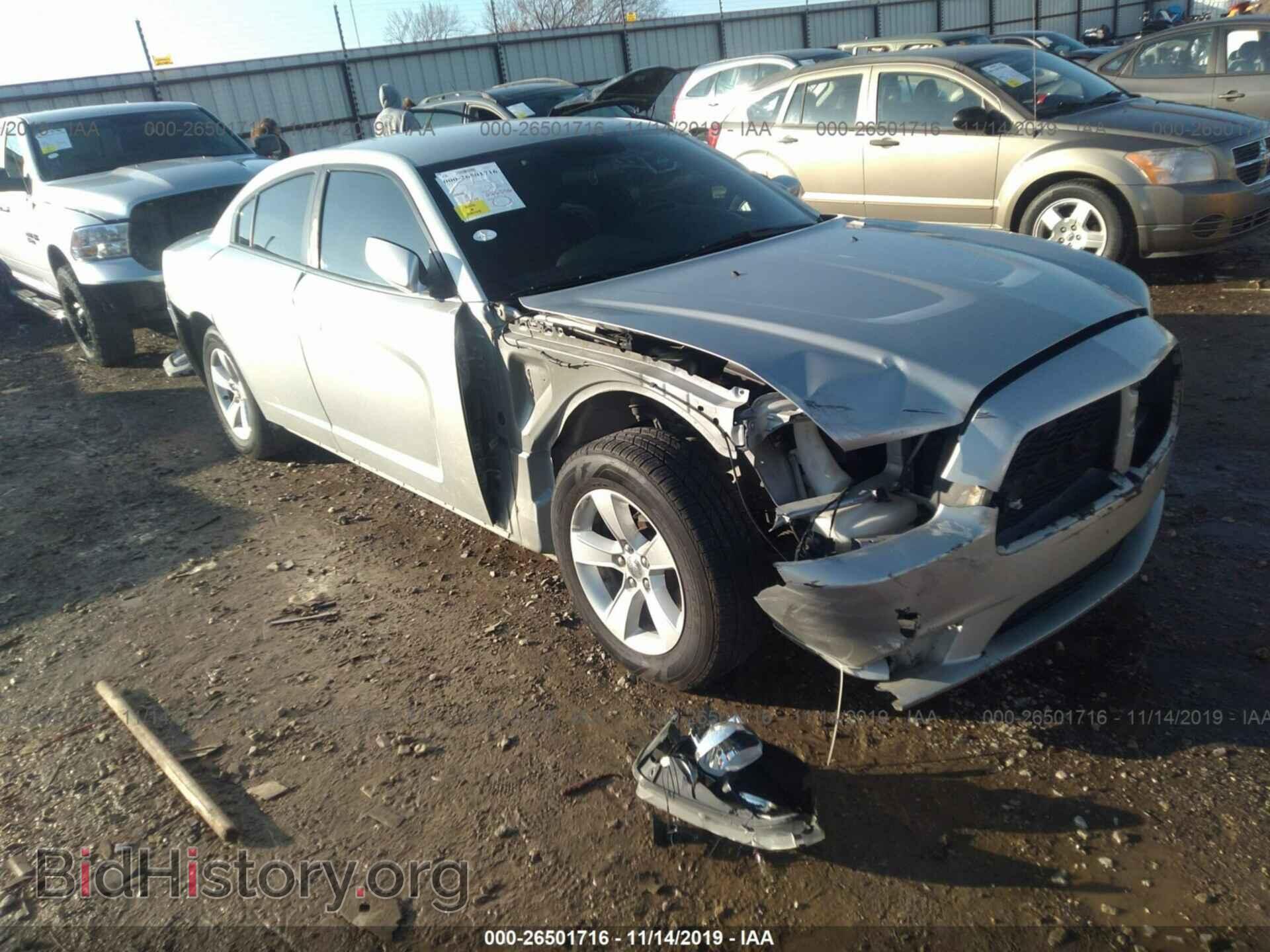 Photo 2C3CDXBGXCH189619 - DODGE CHARGER 2012
