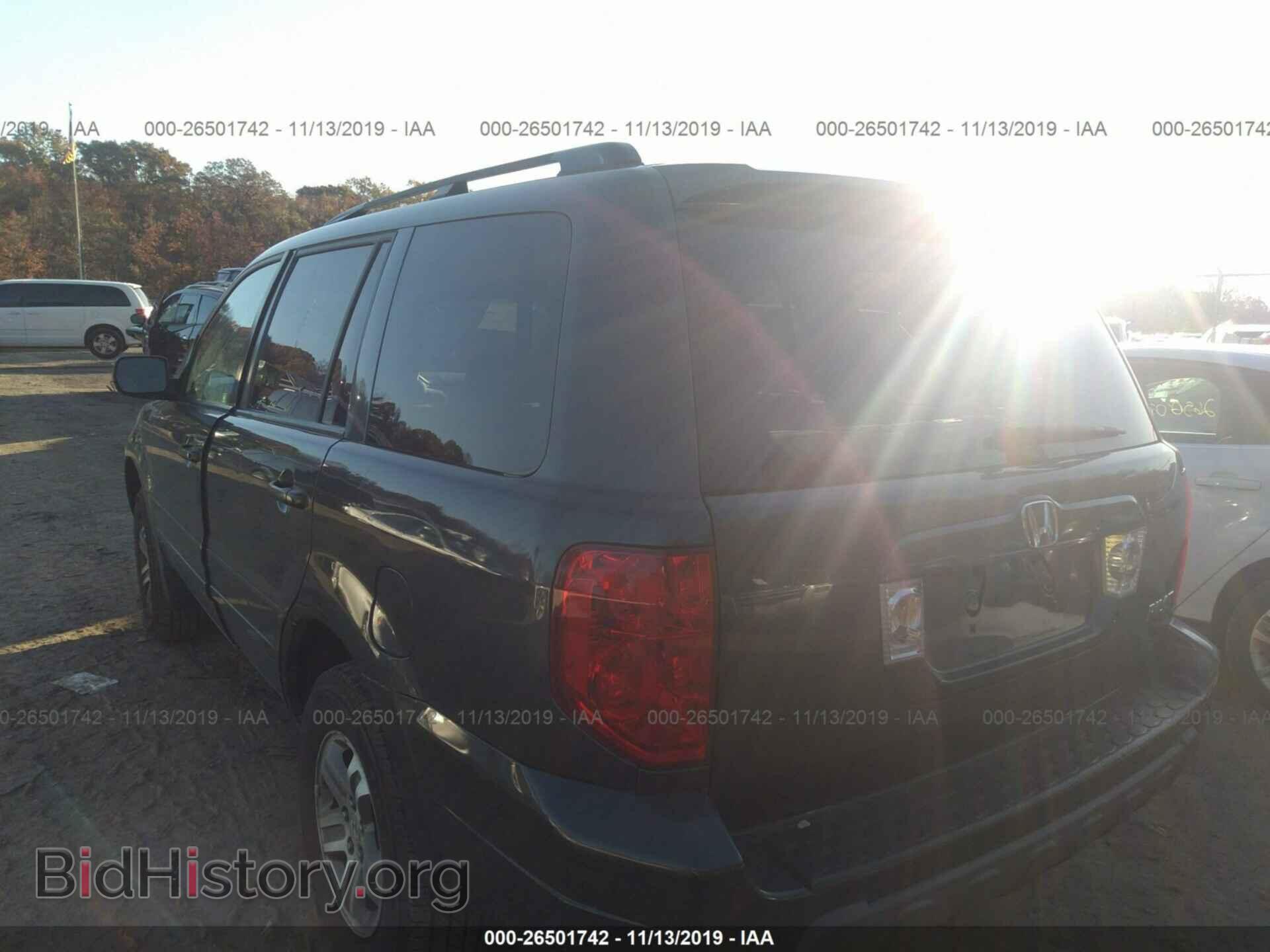 2005 HONDA PILOT - VIN: 2HKYF18415H552194 - Фото 3