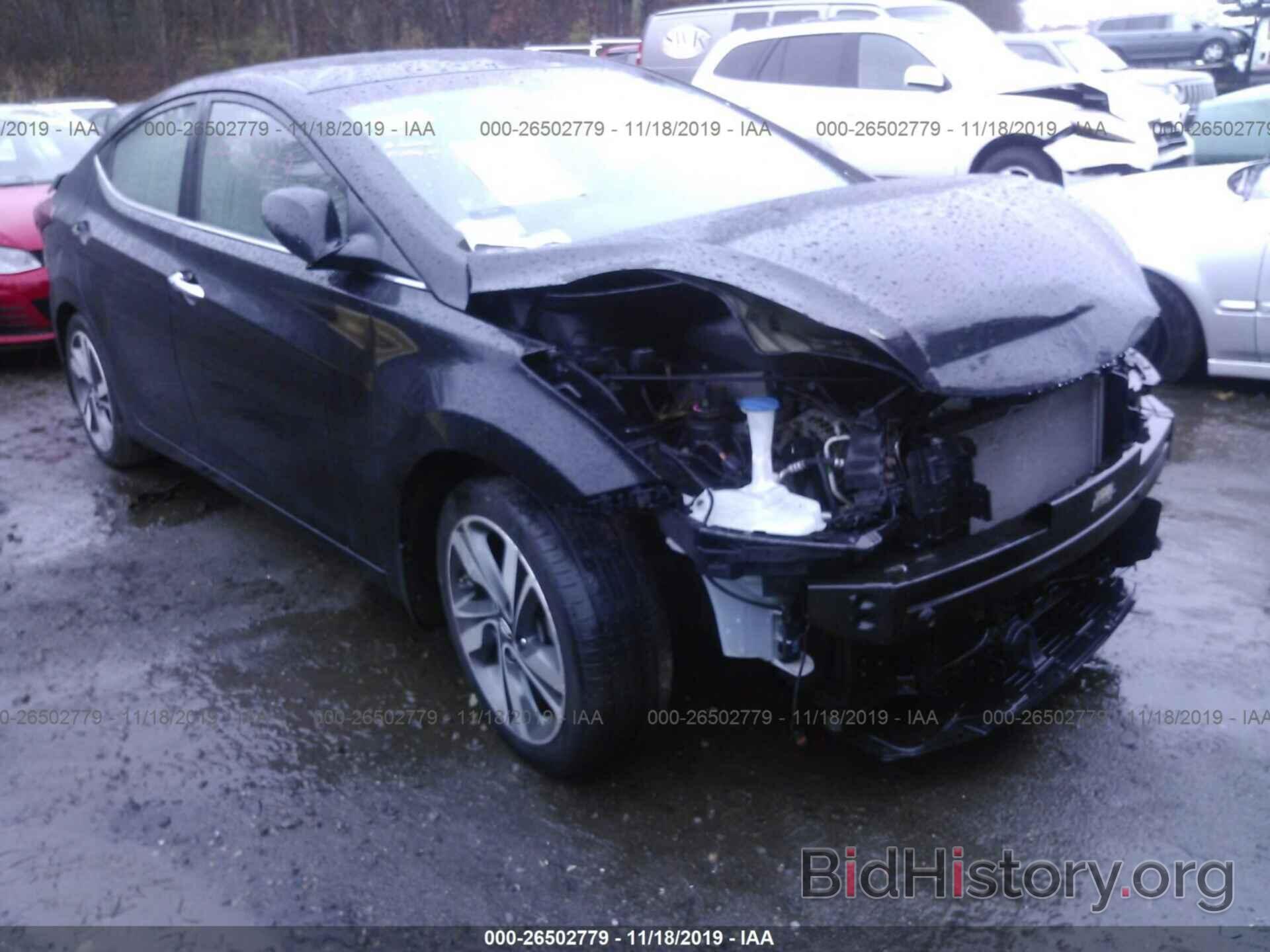 Photo KMHDH4AE2EU171906 - HYUNDAI ELANTRA 2014