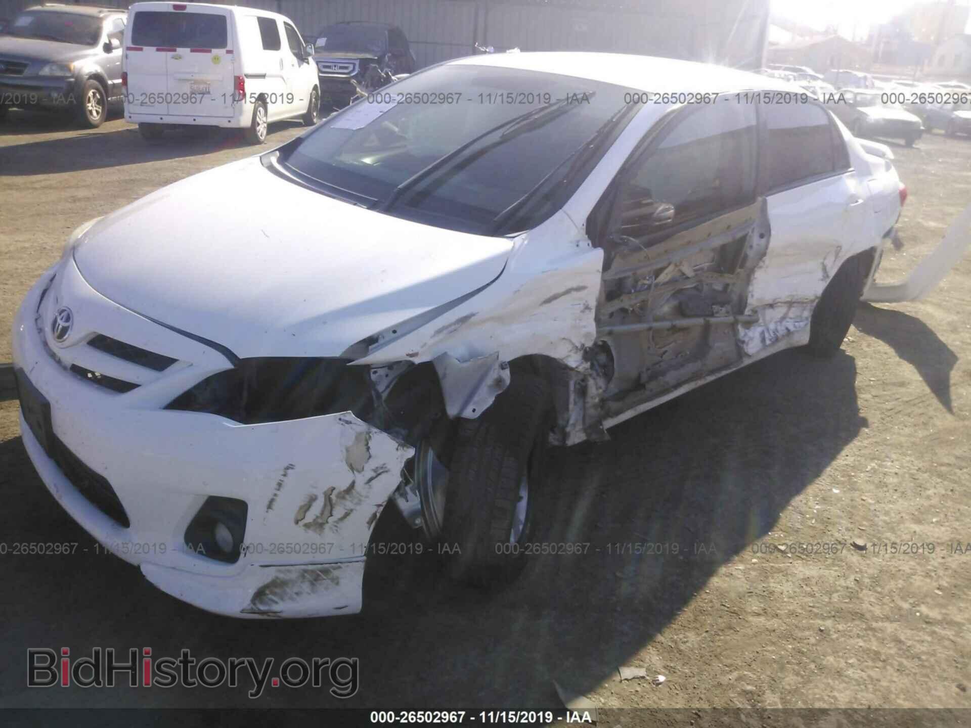2013 TOYOTA COROLLA - VIN: 2T1BU4EE9DC127284 - Фото 2