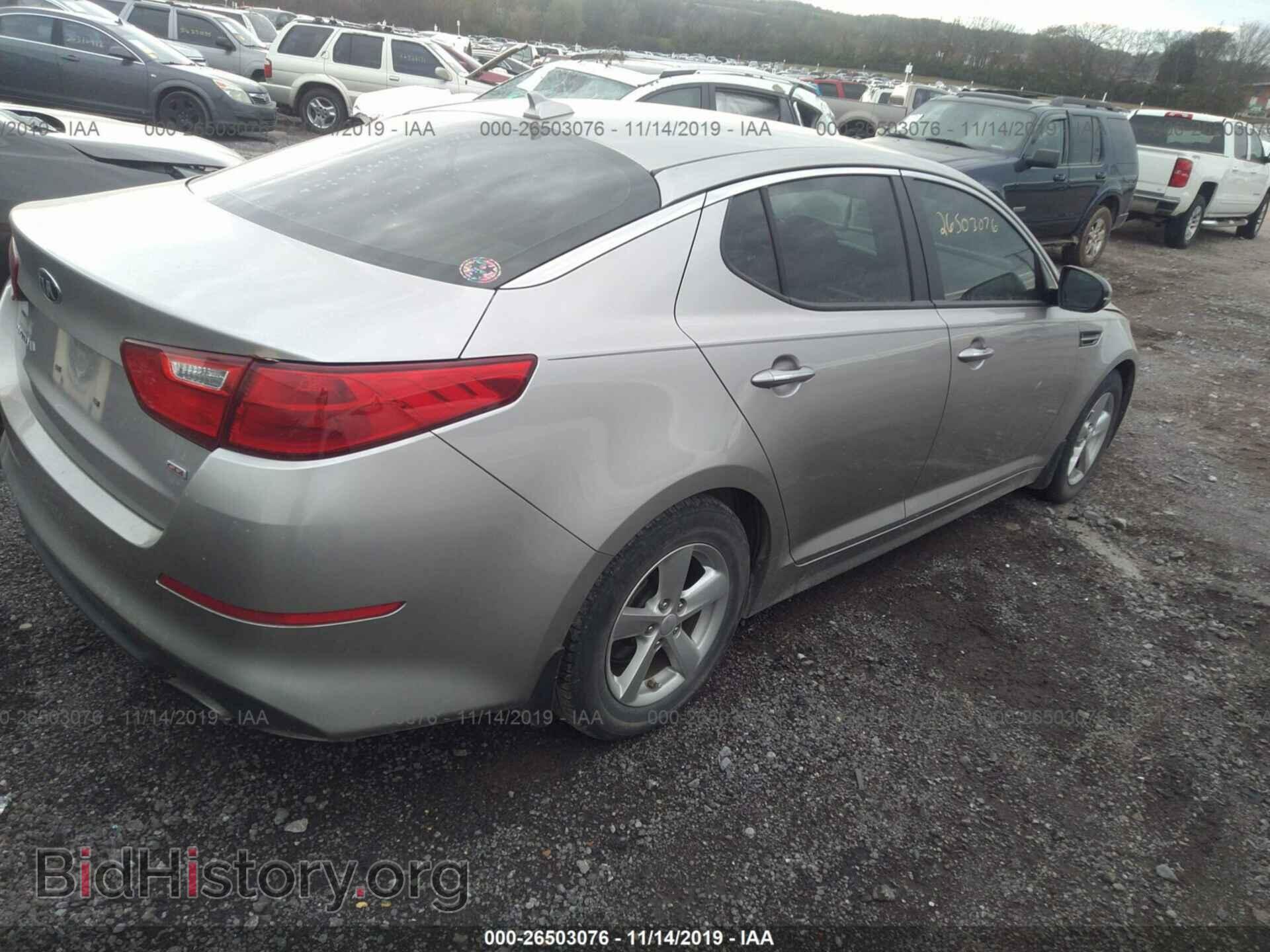 2014 KIA OPTIMA - VIN: KNAGM4A76E5464732 - Photo 4