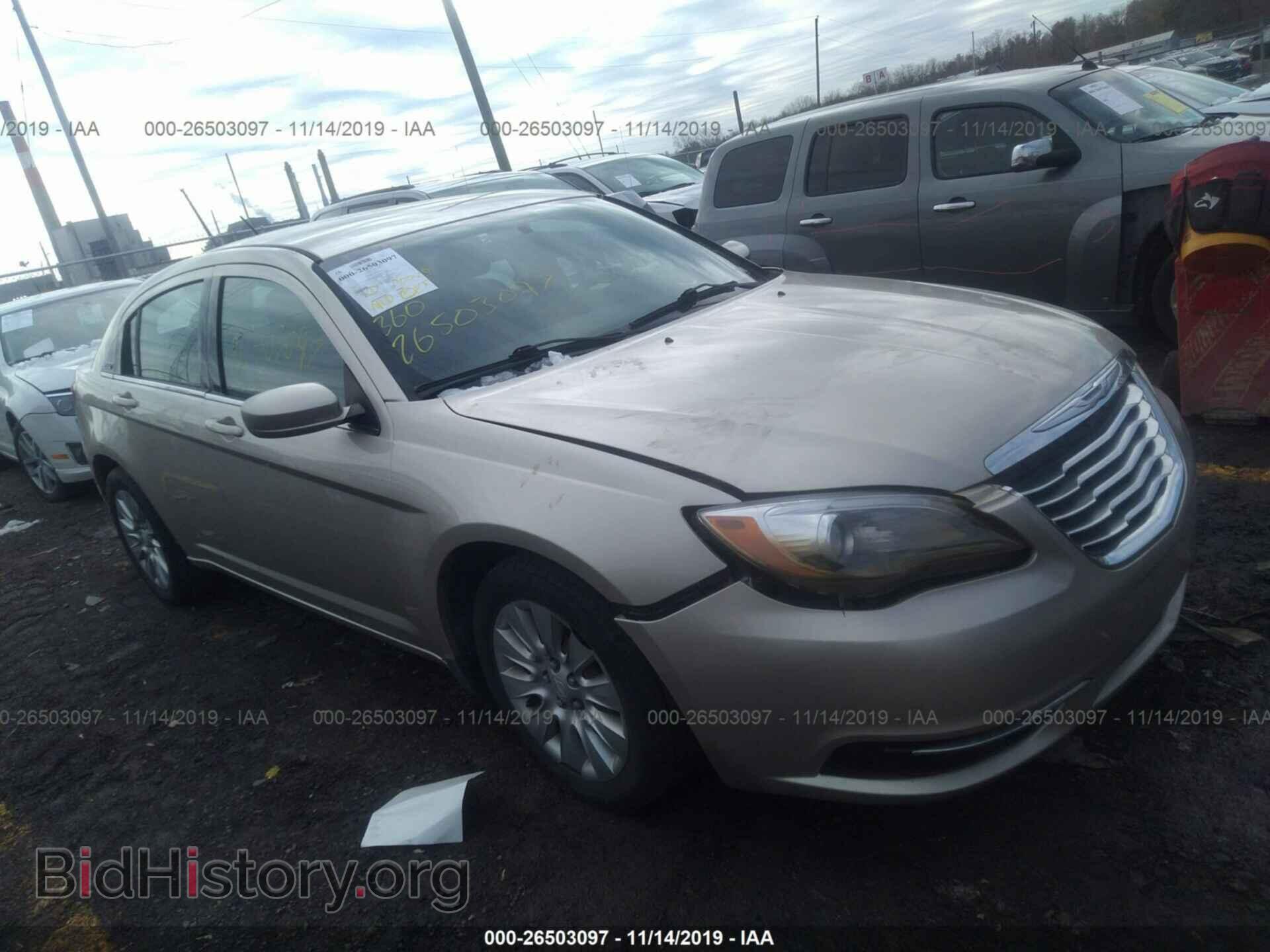 Фотография 1C3CCBABXEN123738 - CHRYSLER 200 2014