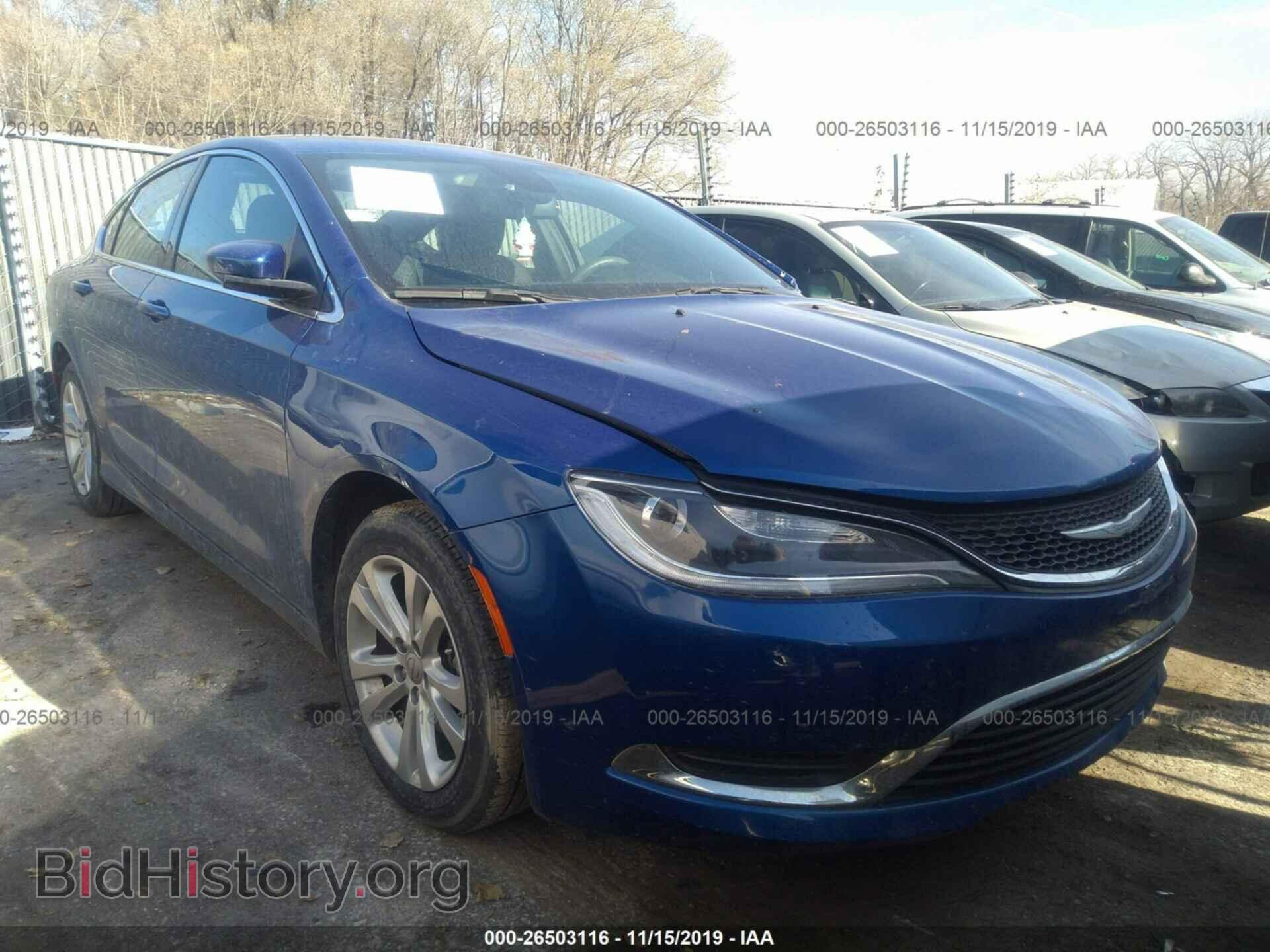 Photo 1C3CCCAB5FN751116 - CHRYSLER 200 2015