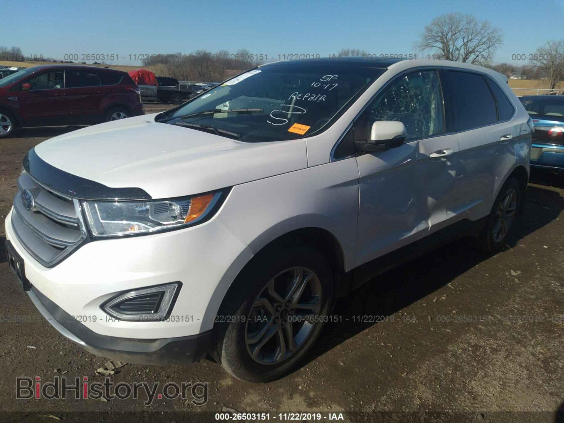 2017 FORD EDGE - VIN: 2FMPK4K96HBC55169 - Фото 2