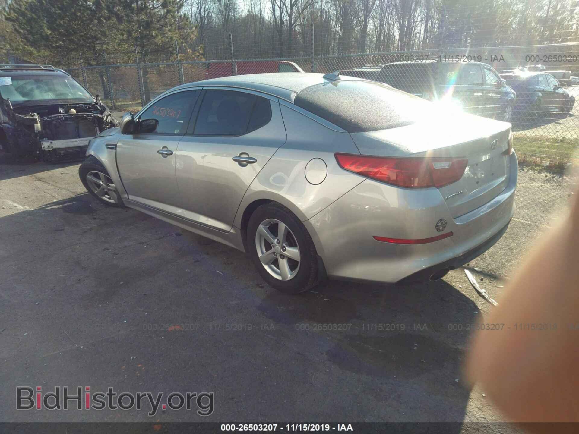 2014 KIA OPTIMA - VIN: KNAGM4A73E5521839 - Фото 3