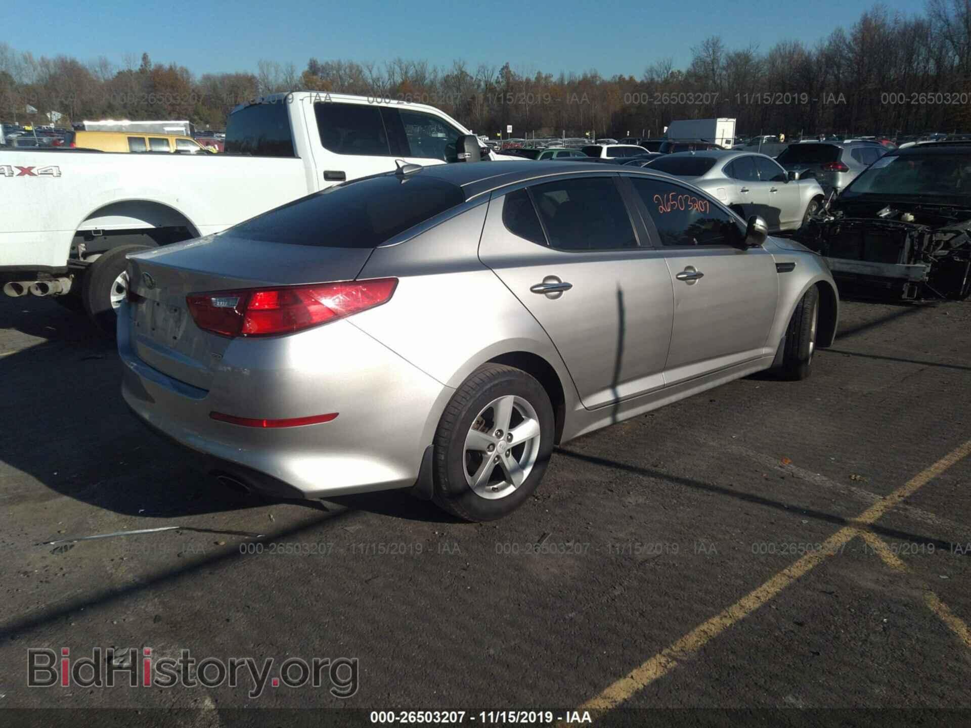 2014 KIA OPTIMA - VIN: KNAGM4A73E5521839 - Фото 4