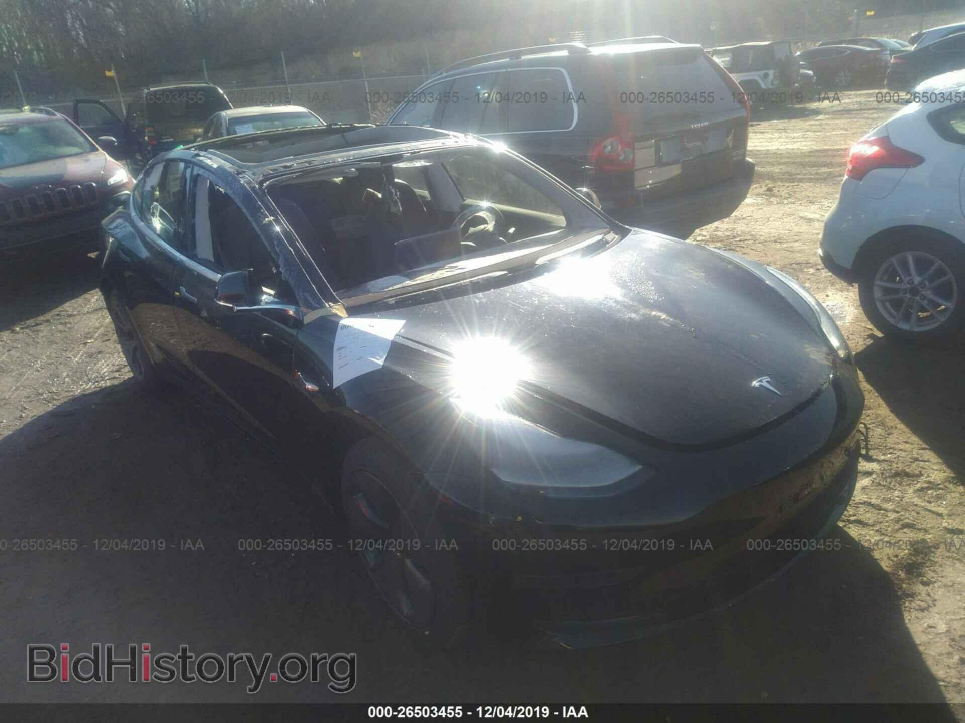 Photo 5YJ3E1EA1KF324620 - TESLA MODEL 3 2019