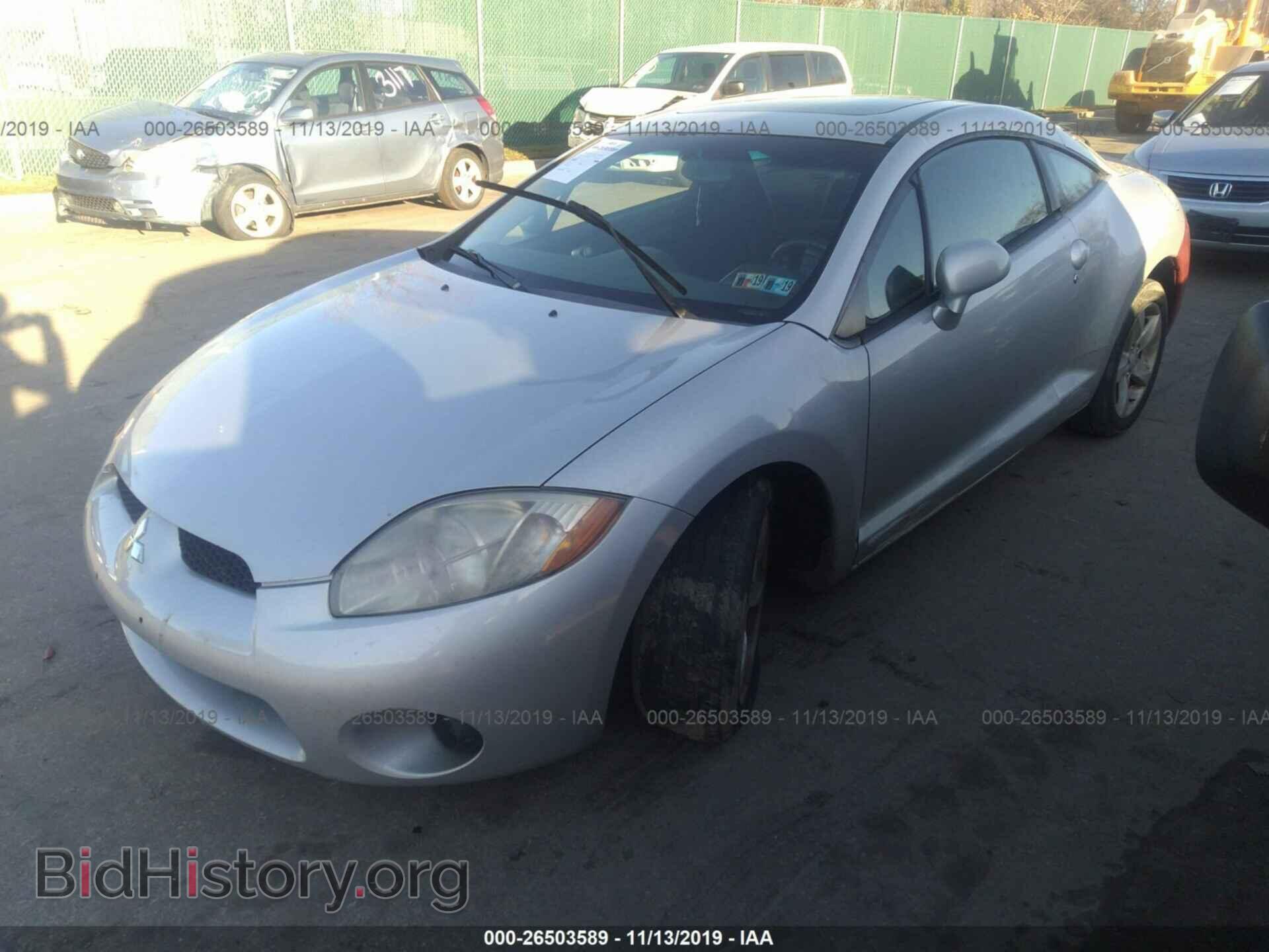 2006 MITSUBISHI ECLIPSE - VIN: 4A3AK24F06E004731 - Фото 2