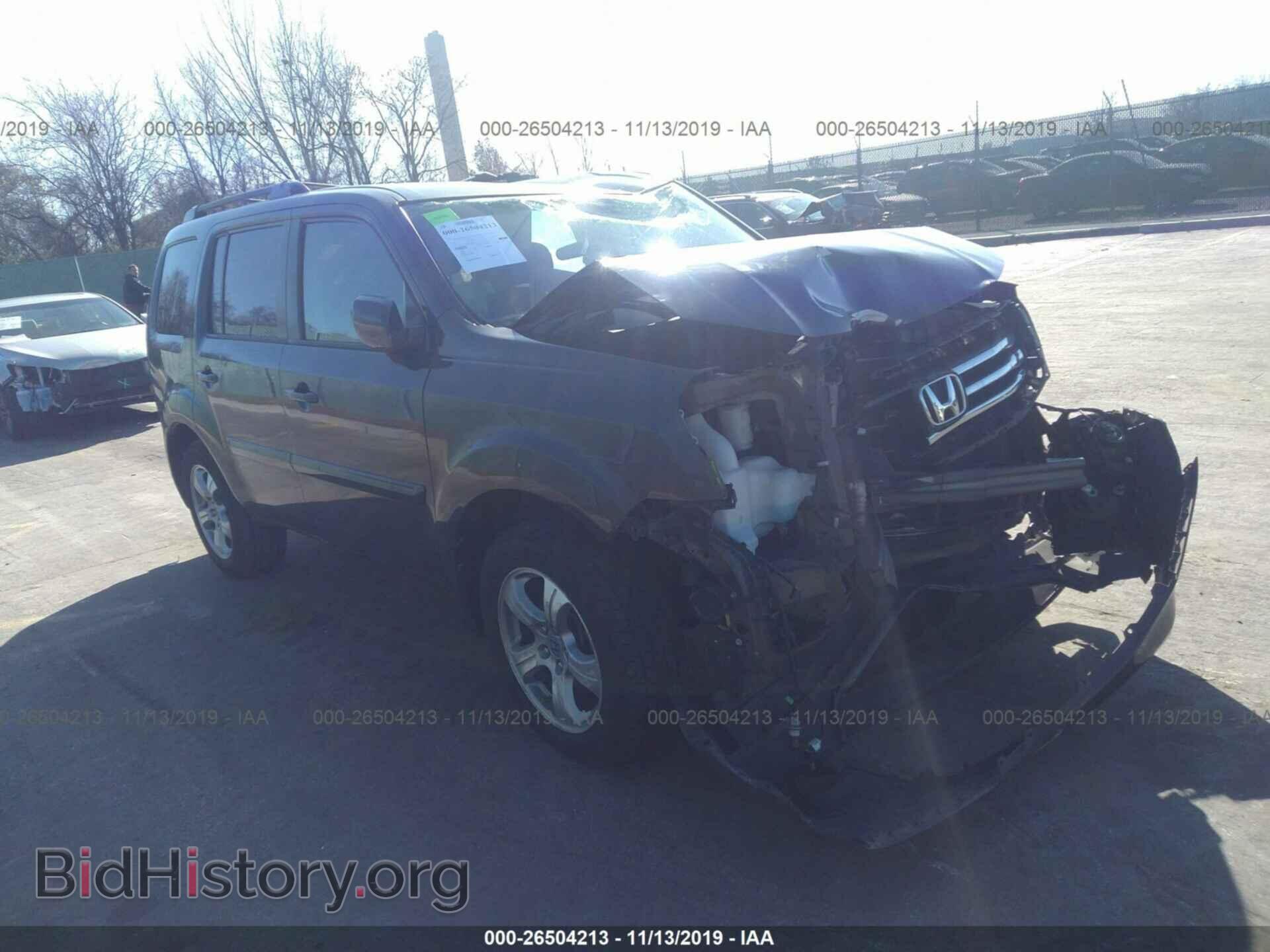 Фотография 5FNYF4H43DB028656 - HONDA PILOT 2013