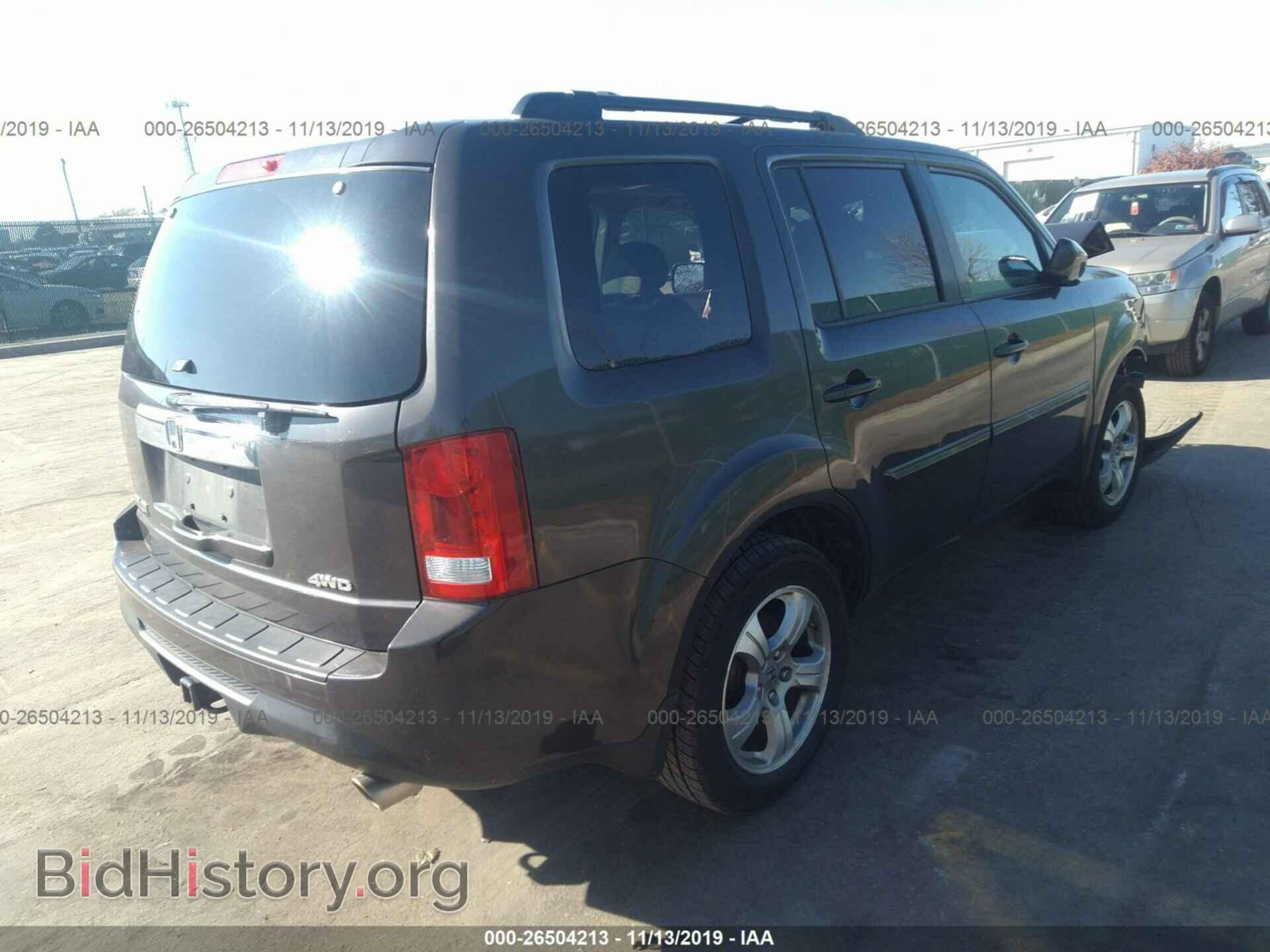 2013 HONDA PILOT - VIN: 5FNYF4H43DB028656 - Фото 4