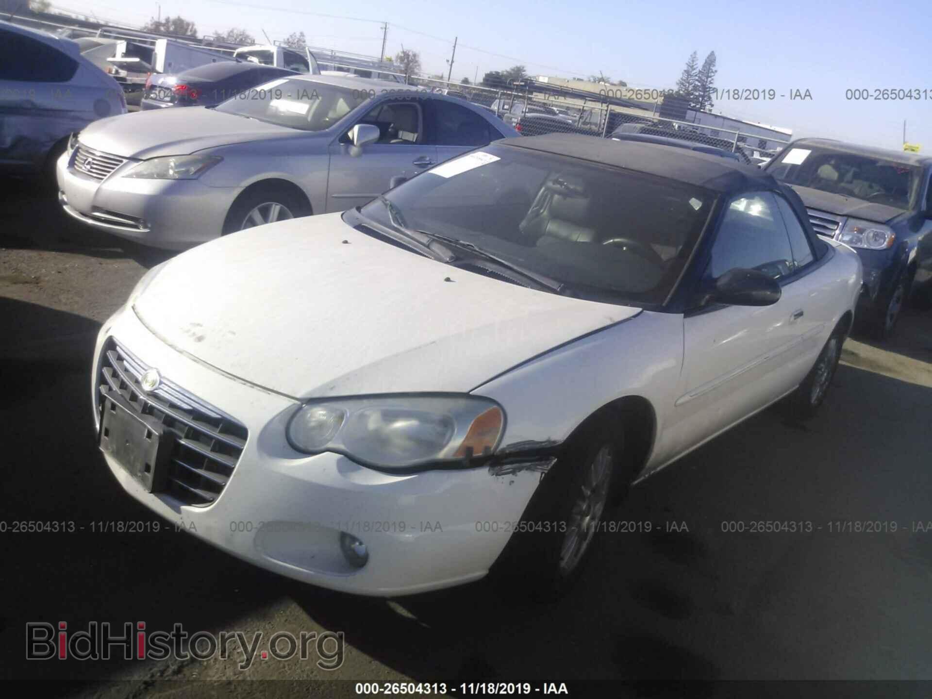 2004 Chrysler Sebring - VIN: 1C3EL55R04N374591 - Фото 2