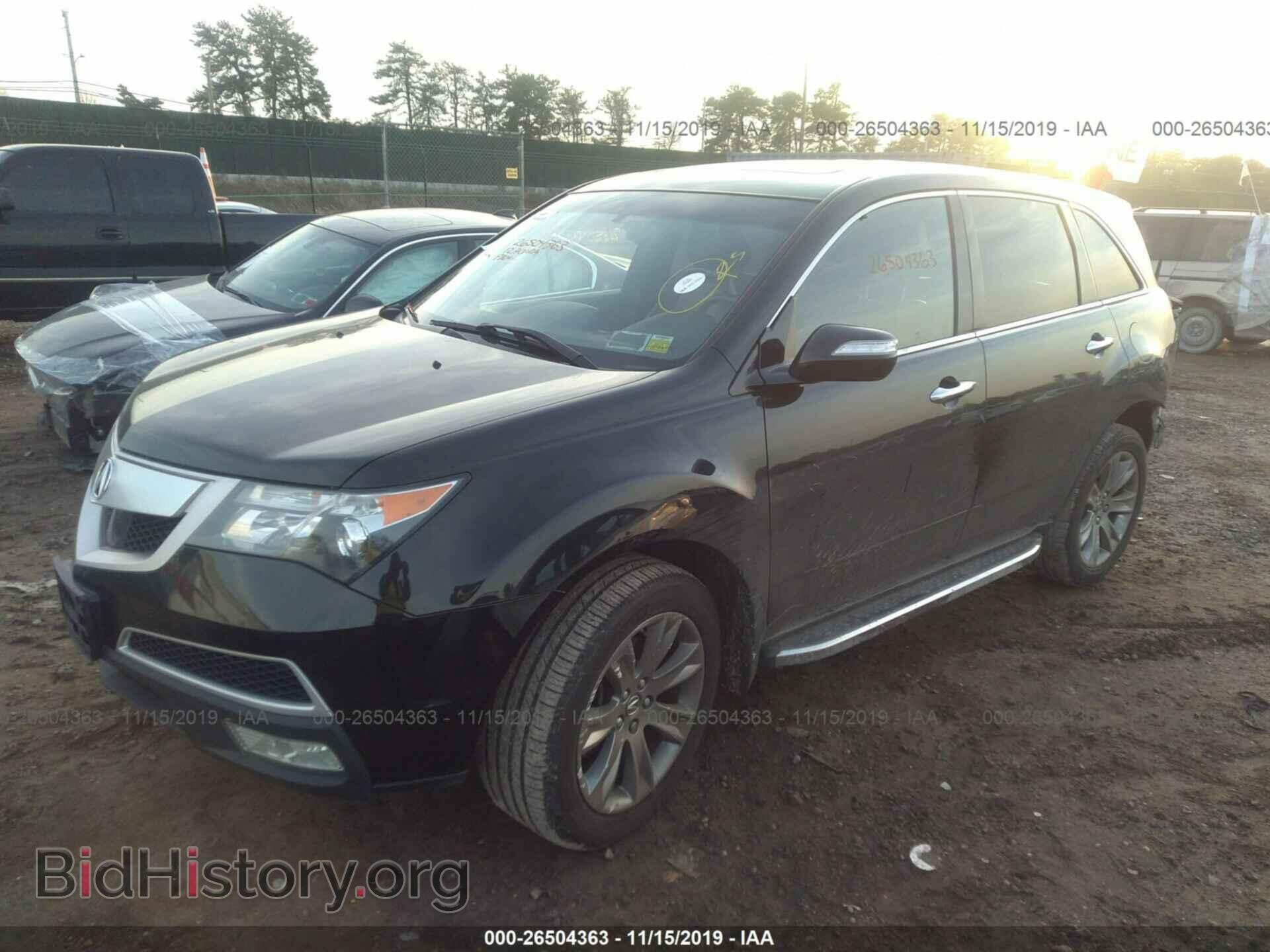 2012 ACURA MDX - VIN: 2HNYD2H66CH537798 - Фото 2