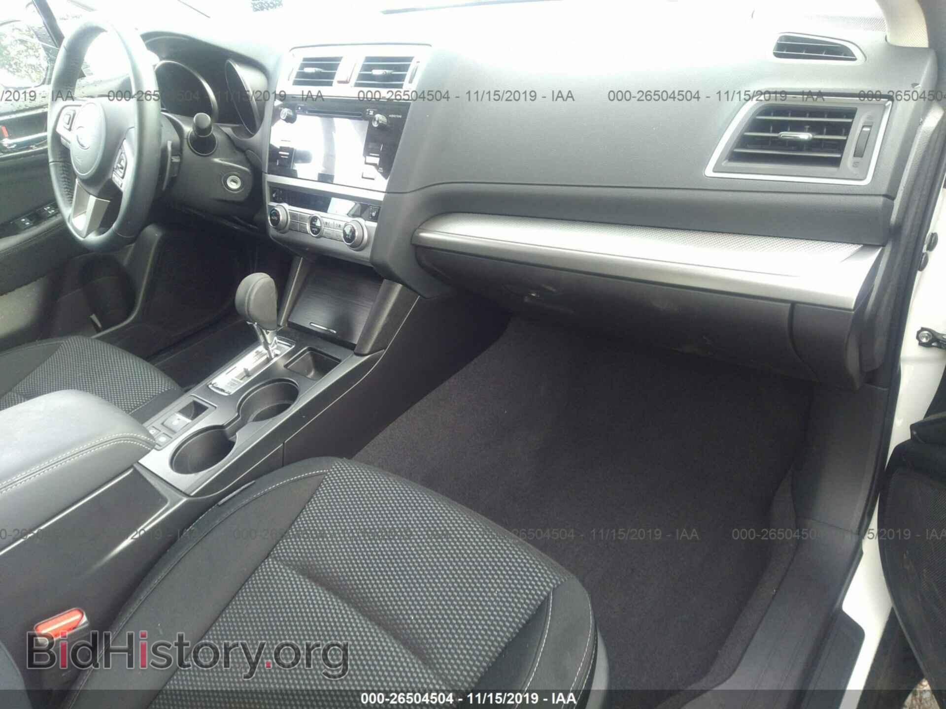 2016 SUBARU OUTBACK - VIN: 4S4BSAHC3G3287975 - Photo 5