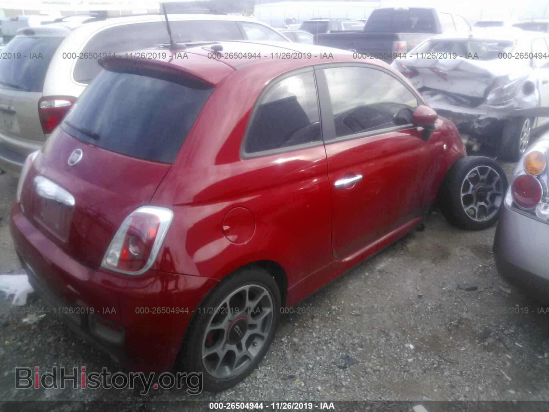 2012 FIAT 500 - VIN: 3C3CFFBR3CT164817 - Фото 4