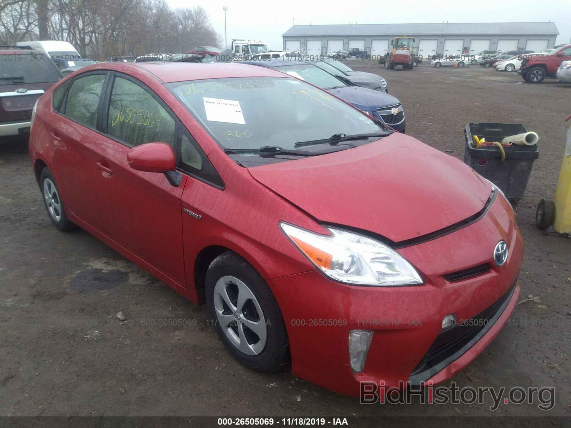 Photo JTDKN3DU2E1792260 - TOYOTA PRIUS 2014