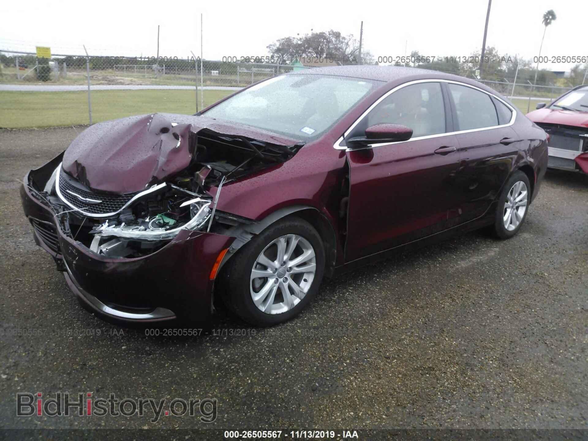 2015 Chrysler 200 - VIN: 1C3CCCAB3FN533255 - Фото 2
