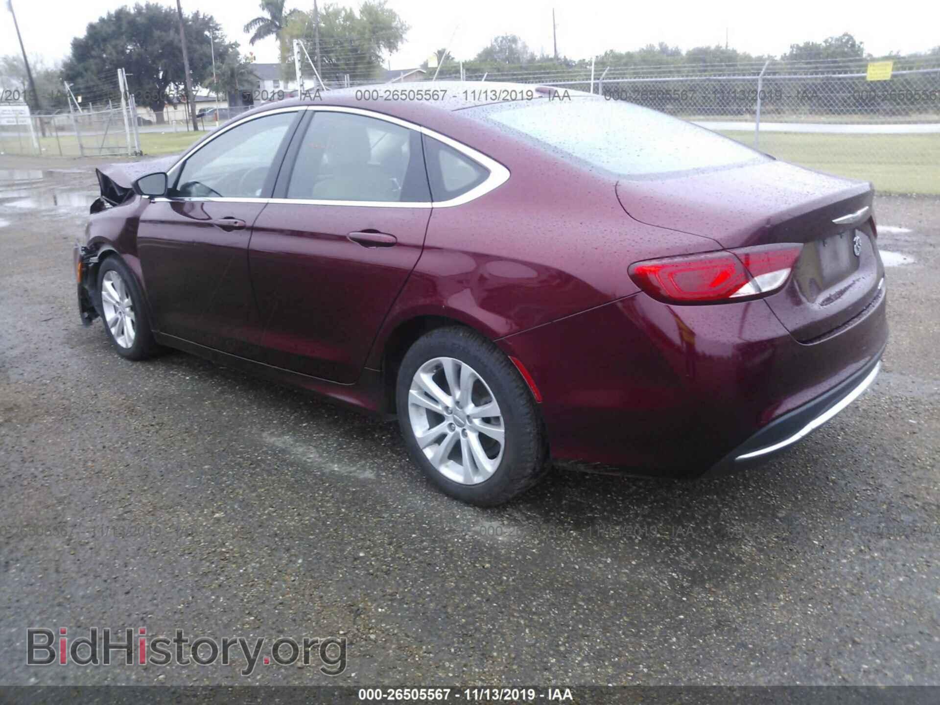 2015 Chrysler 200 - VIN: 1C3CCCAB3FN533255 - Фото 3