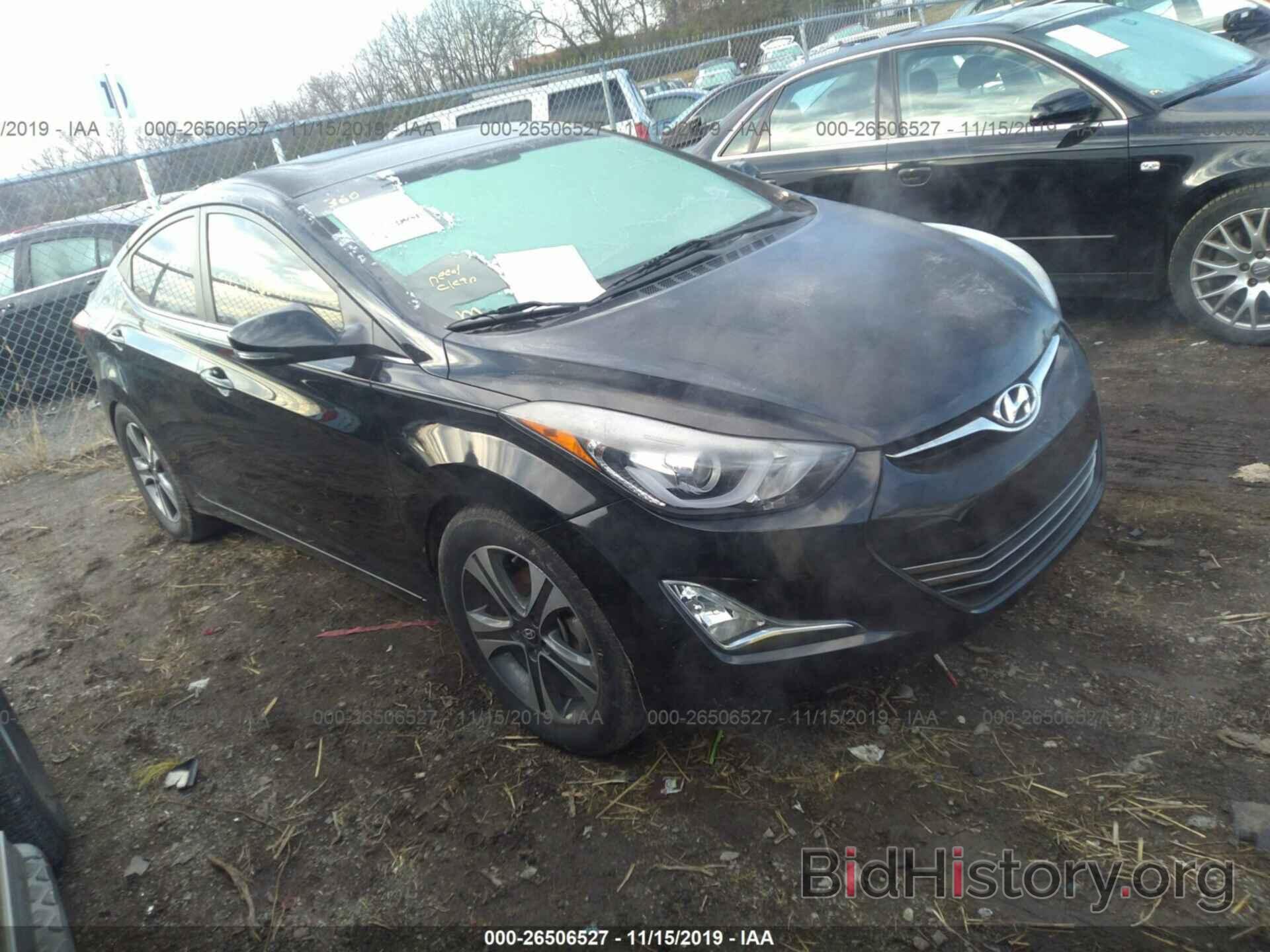 Photo KMHDH4AH4EU077388 - HYUNDAI ELANTRA 2014