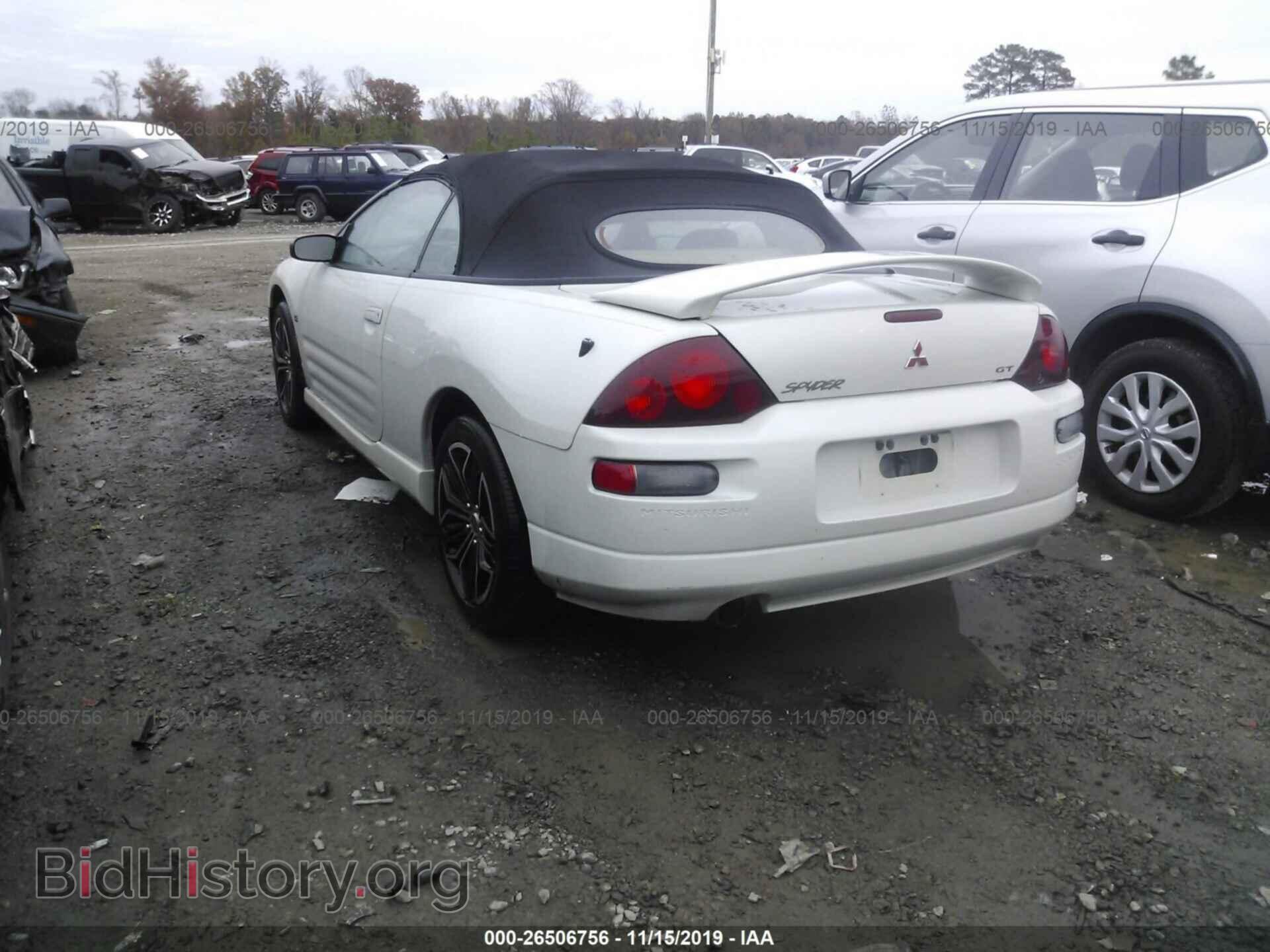 2001 MITSUBISHI ECLIPSE - VIN: 4A3AE85H11E176642 - Фото 3