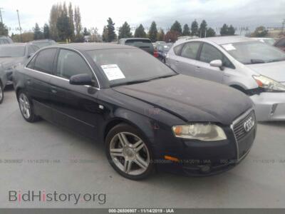 2006 Audi A4 2.0T Quattro, синий — VIN WAUDF78E76A195555, IAAI