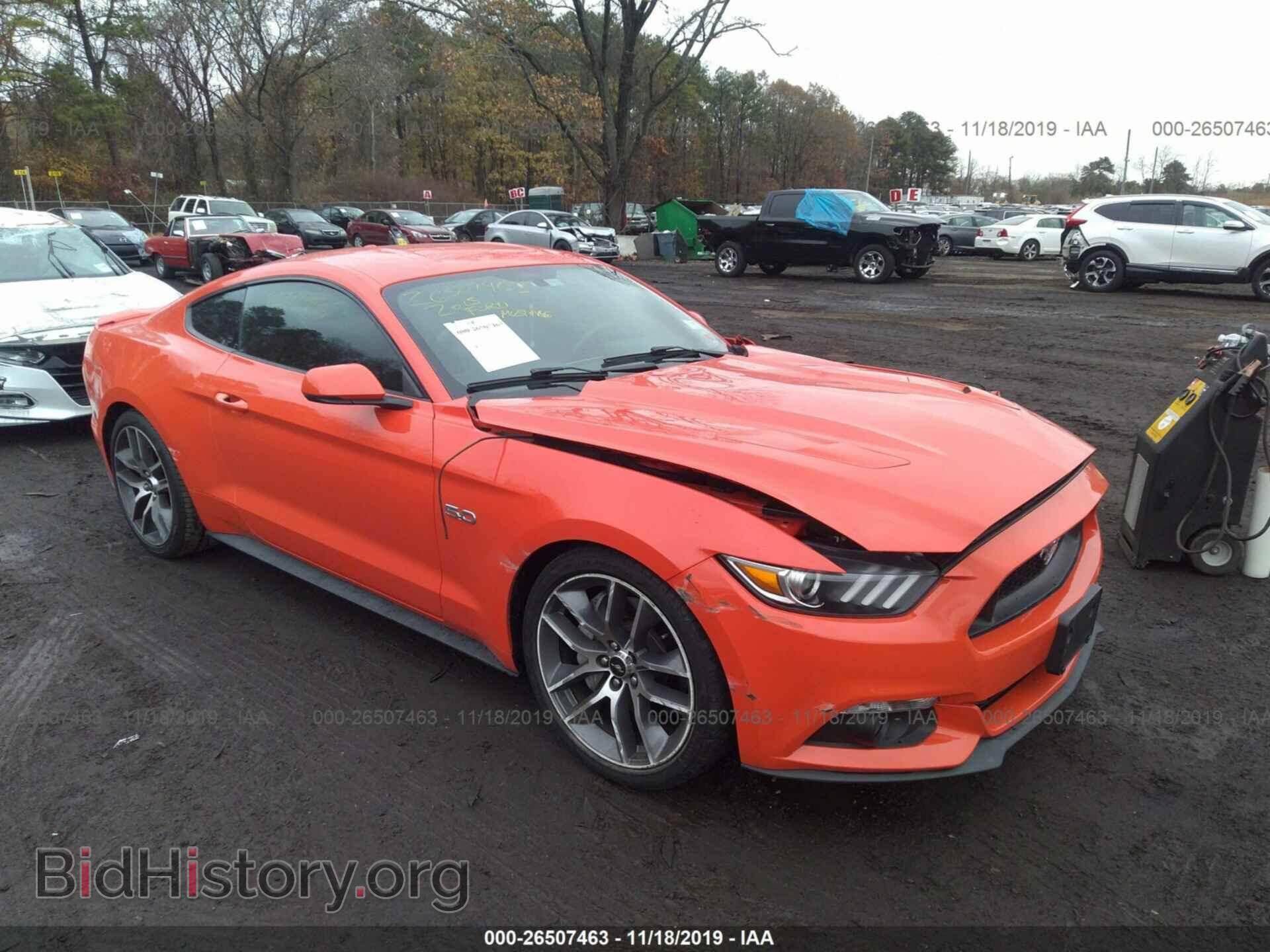 Photo 1FA6P8CF8F5304618 - FORD MUSTANG 2015