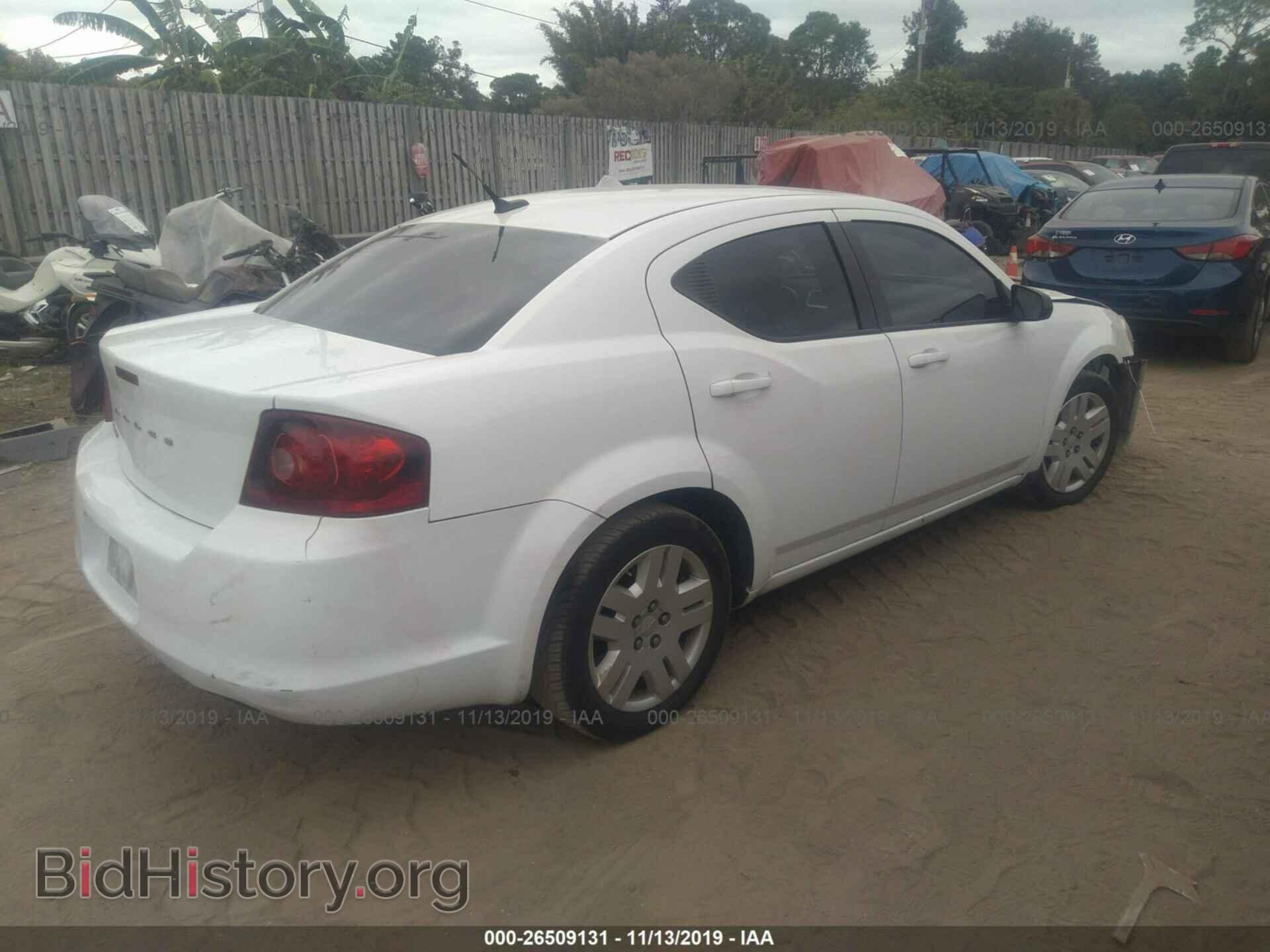 2014 Dodge Avenger - VIN: 1C3CDZAB2EN130561 - Фото 4