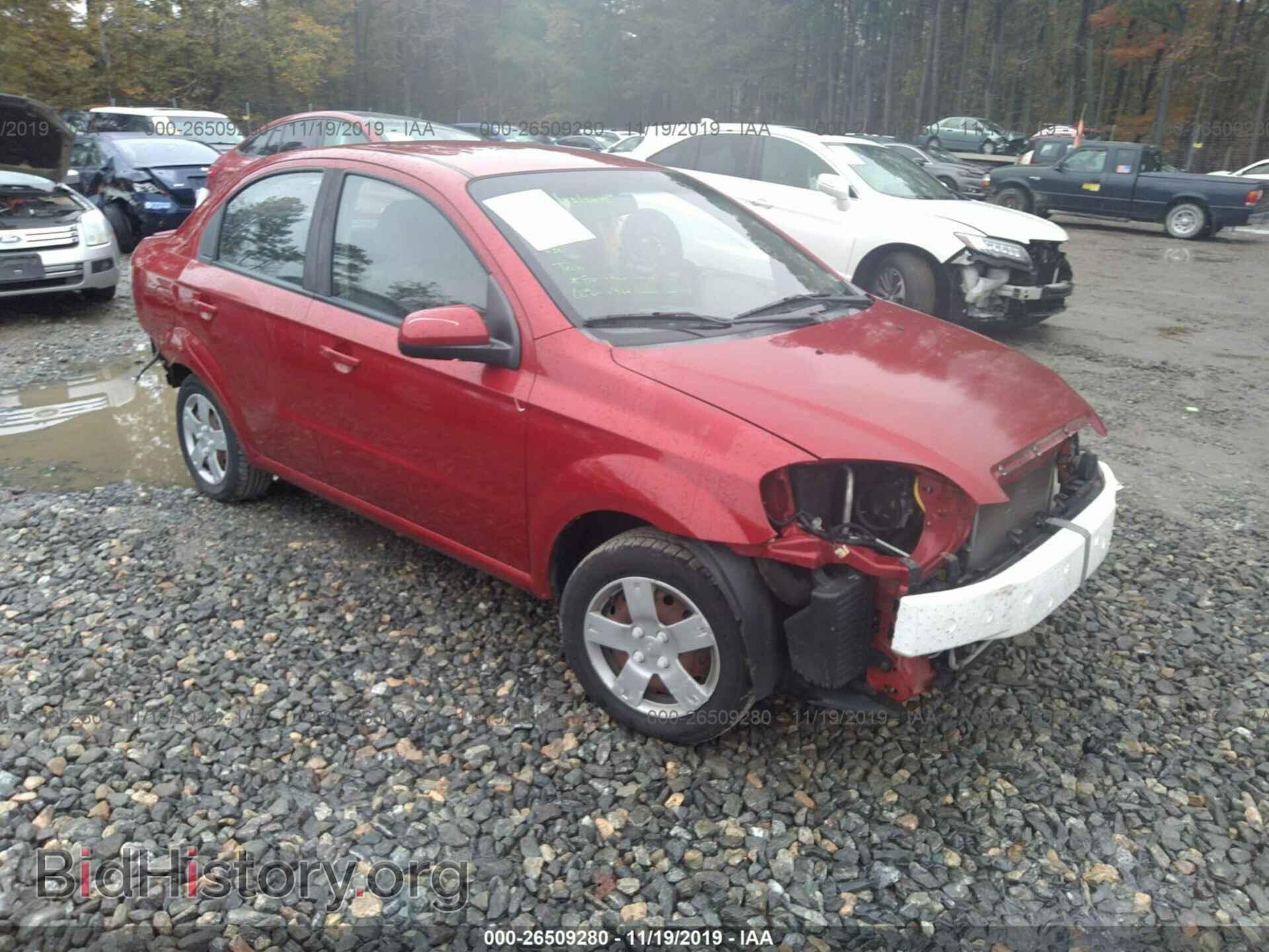 Photo KL1TD5DE1BB265285 - CHEVROLET AVEO 2011
