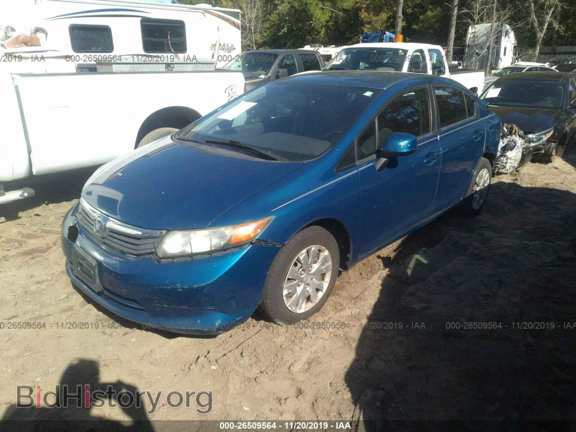 2012 HONDA CIVIC - VIN: 19XFB2F58CE037182 - Фото 2