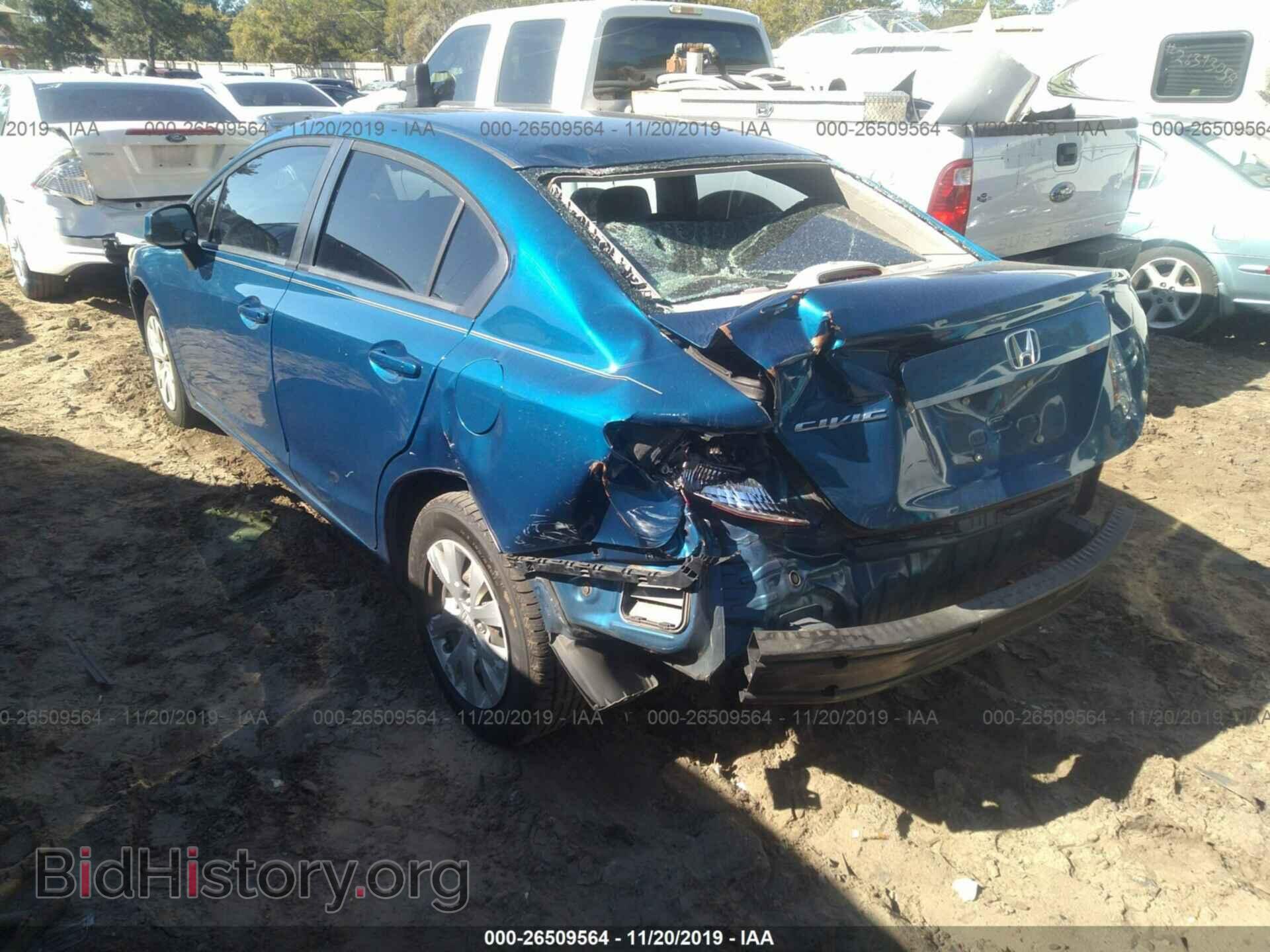 2012 HONDA CIVIC - VIN: 19XFB2F58CE037182 - Фото 3
