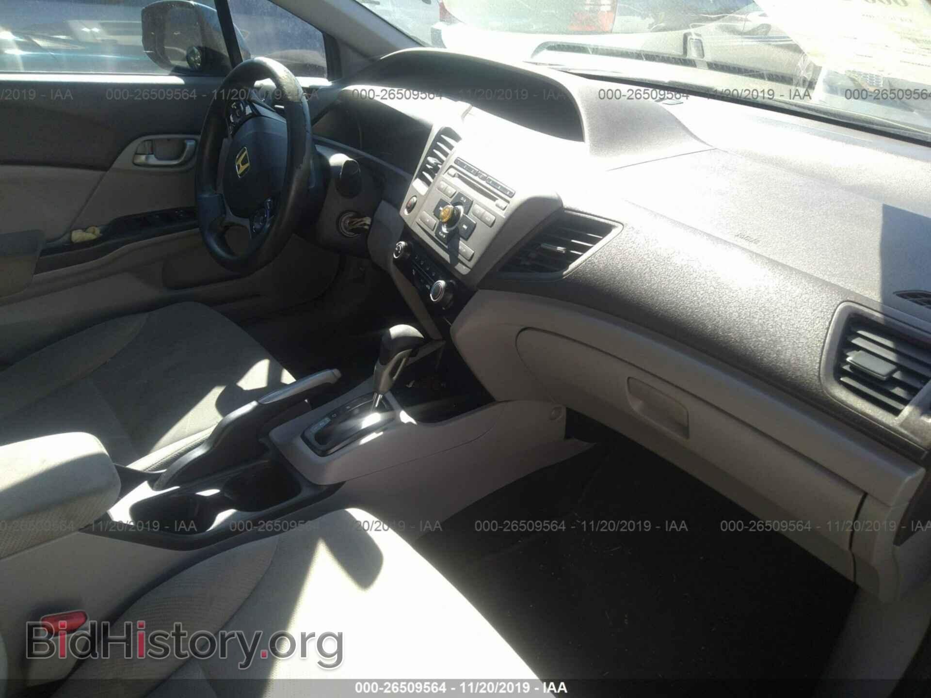 2012 HONDA CIVIC - VIN: 19XFB2F58CE037182 - Фото 5