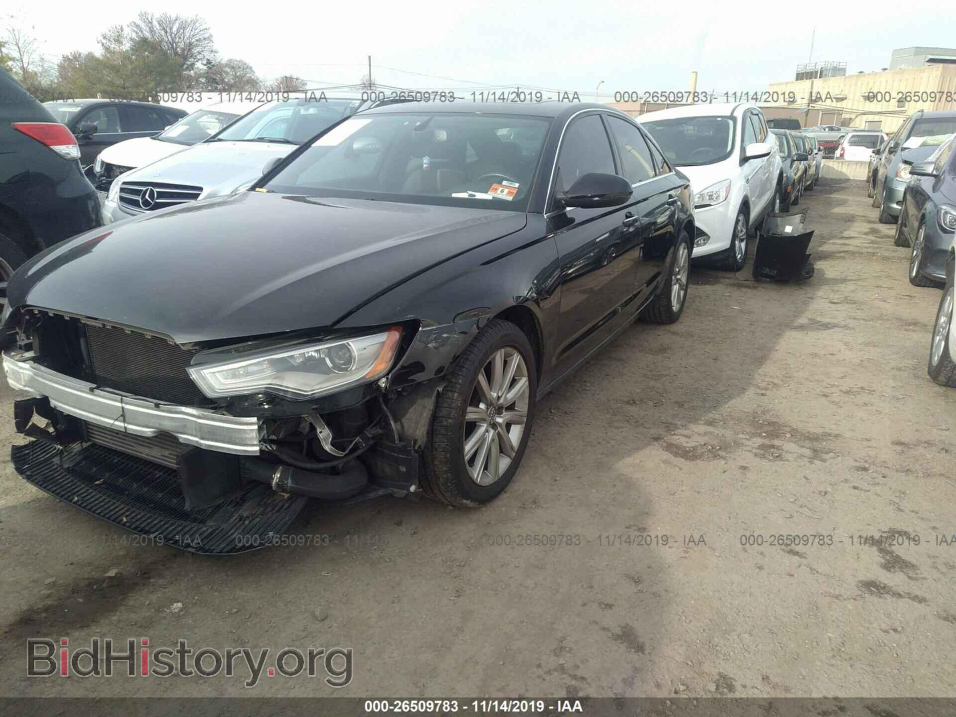 2013 AUDI A6 - VIN: WAUGFAFC6DN123943 - Фото 2