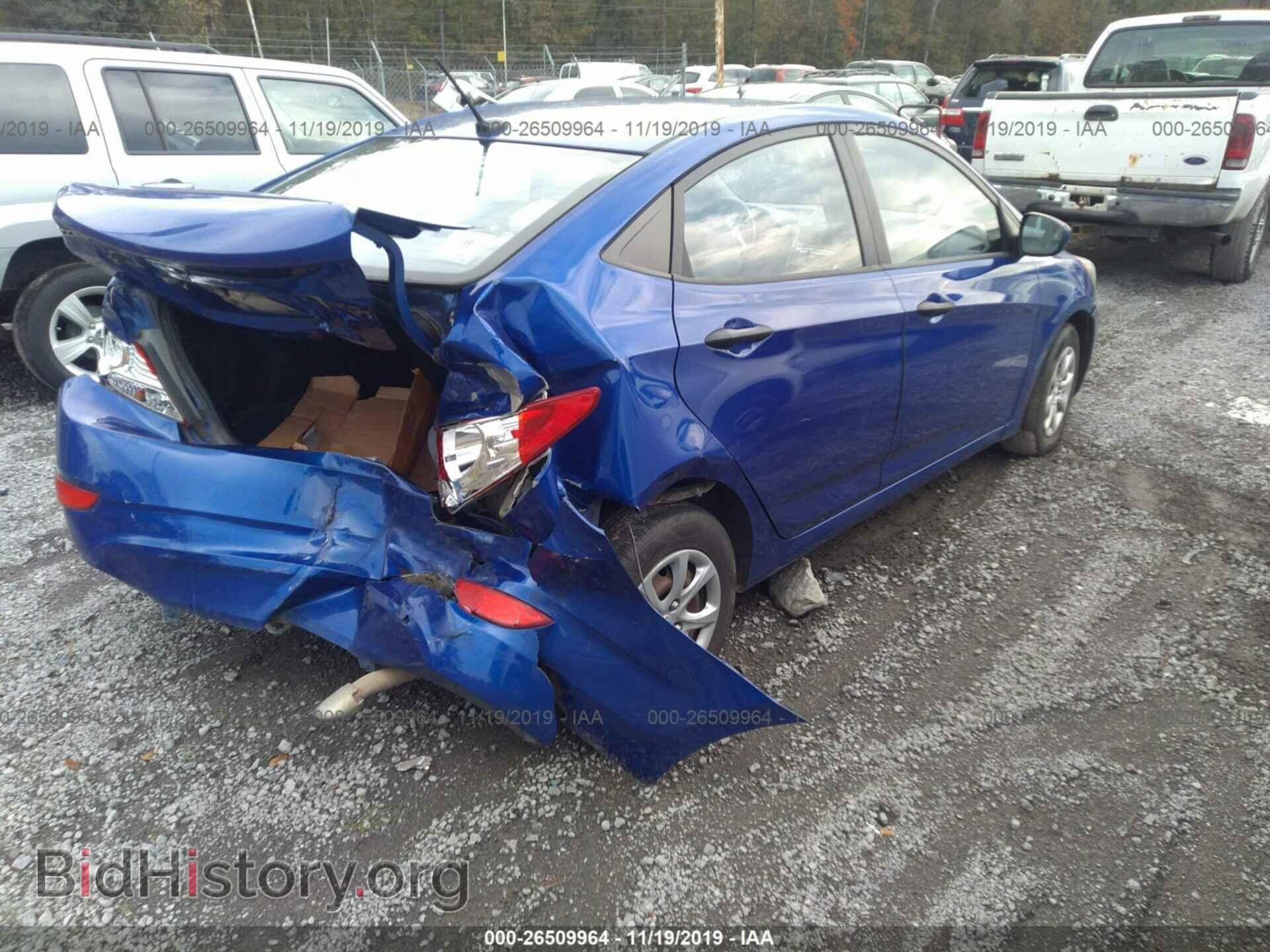 2012 HYUNDAI ACCENT - VIN: KMHCT4AE9CU040754 - Фото 4