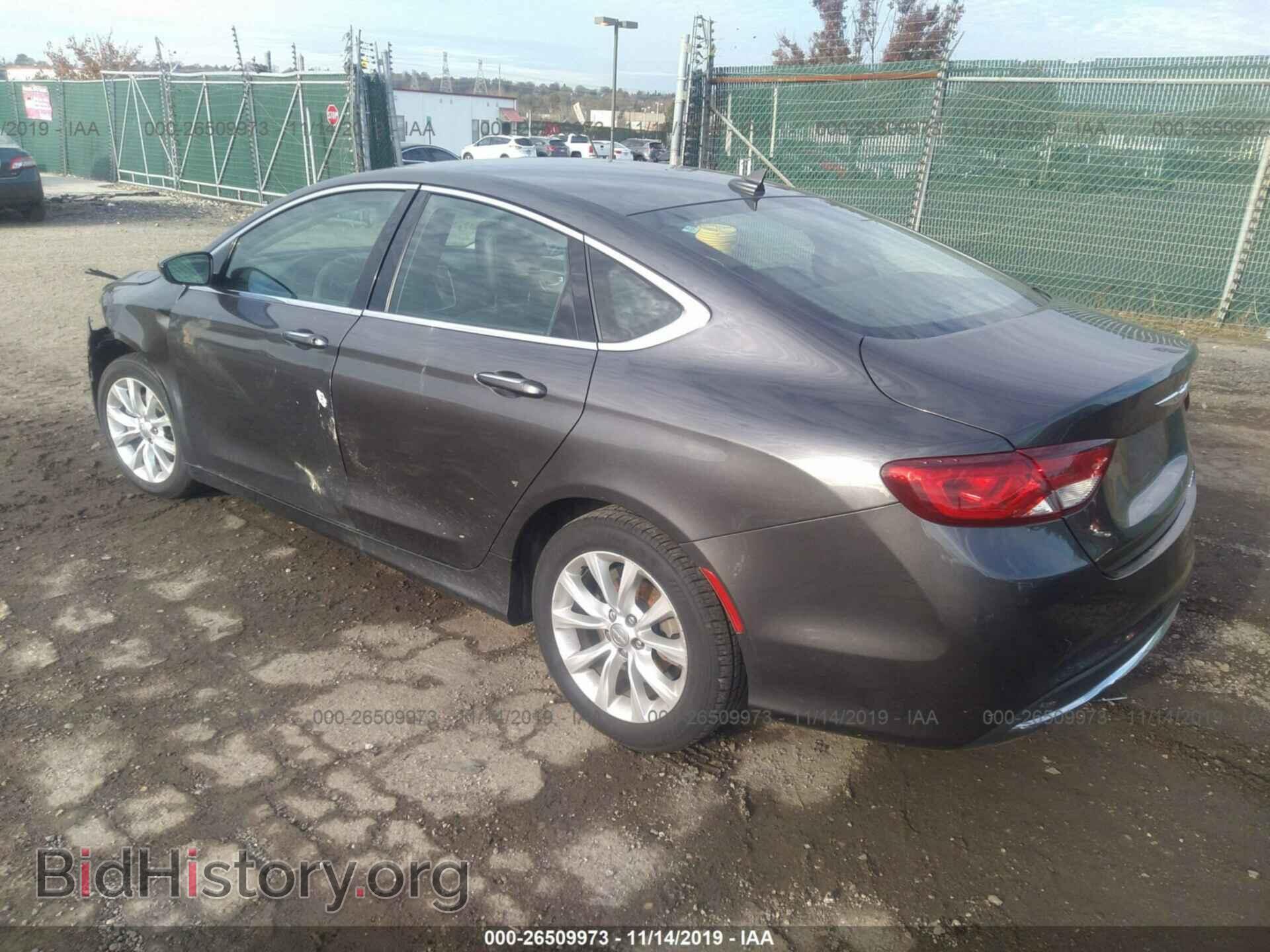 2016 CHRYSLER 200 - VIN: 1C3CCCCB0GN172498 - Фото 3