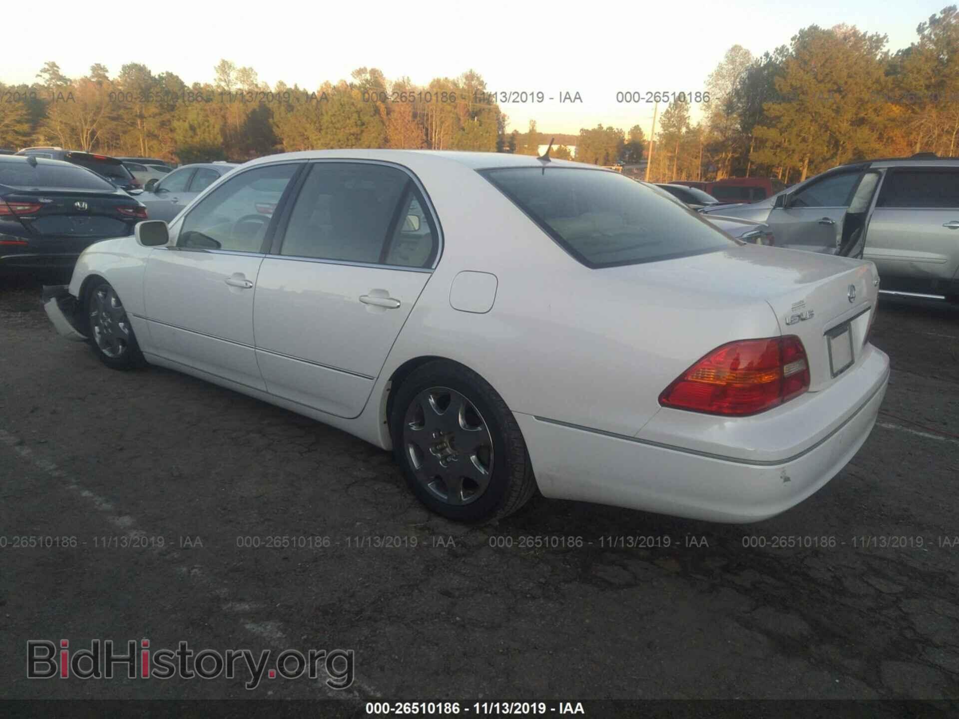 2001 LEXUS LS - VIN: JTHBN30F510003556 - Фото 3