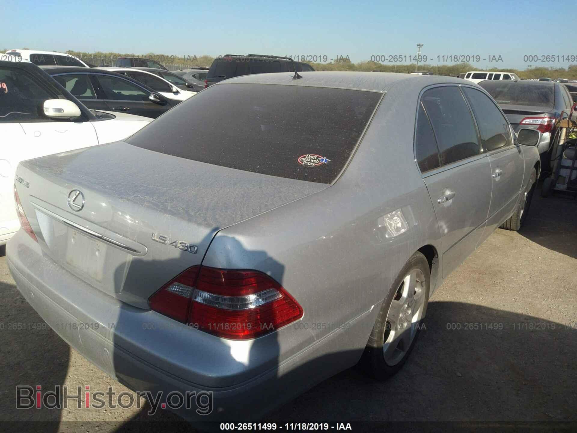2004 LEXUS LS - VIN: JTHBN36F440146722 - Фото 4