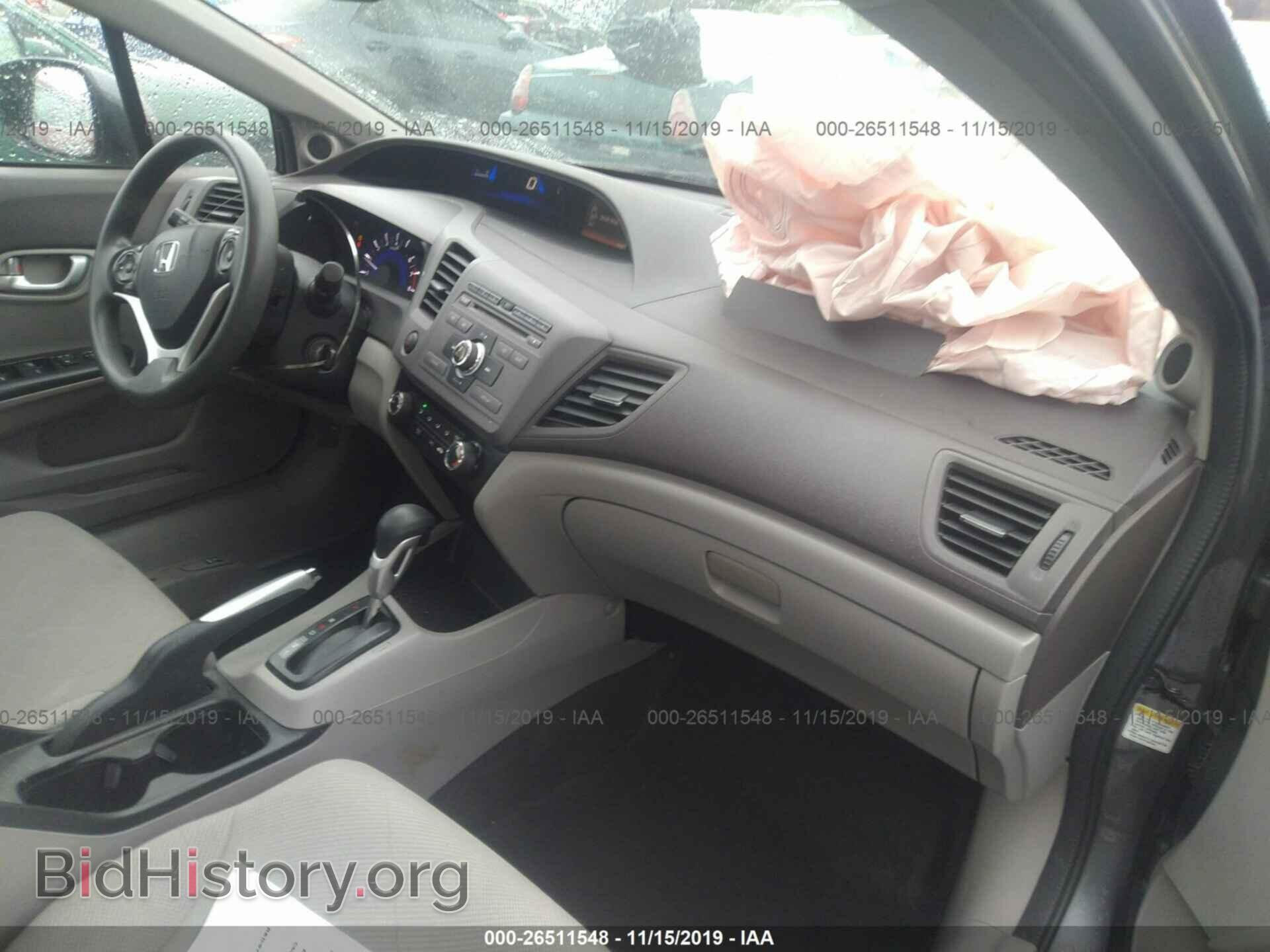 2012 HONDA CIVIC - VIN: 19XFB2F82CE076652 - Фото 5
