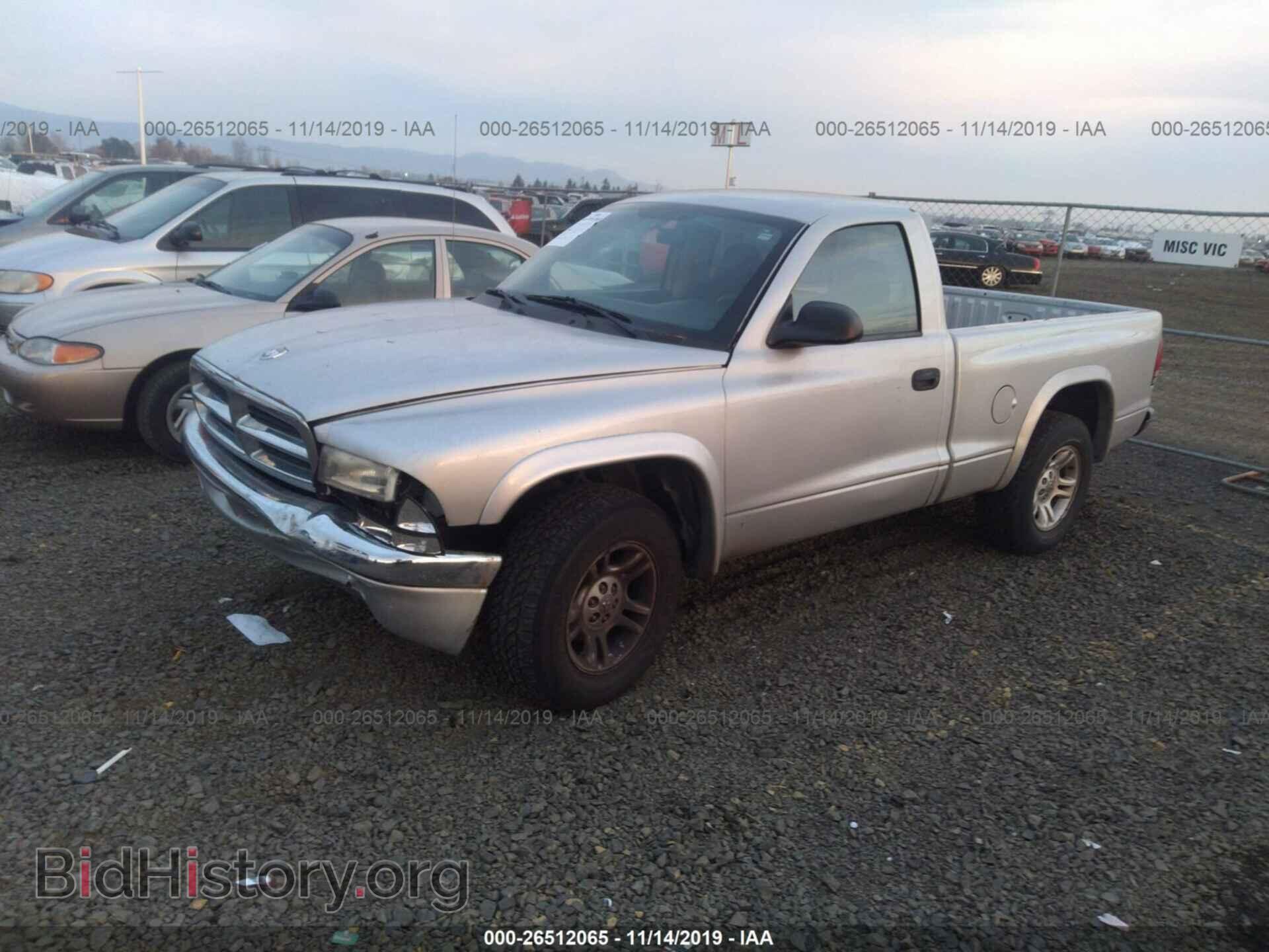 2004 DODGE DAKOTA - VIN: 1D7FL16K34S668021 - Фото 2
