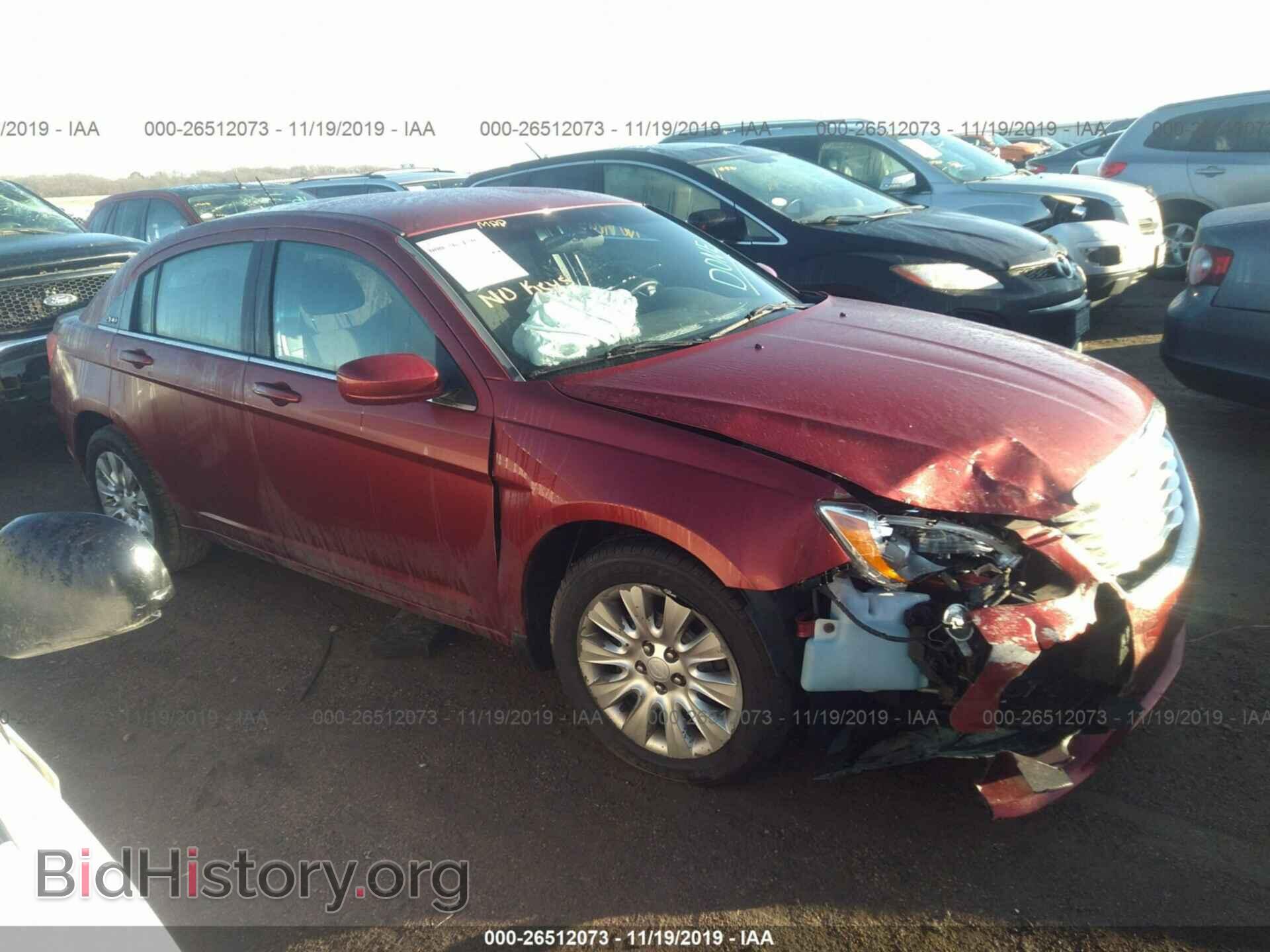 Фотография 1C3CCBAB4CN170793 - CHRYSLER 200 2012