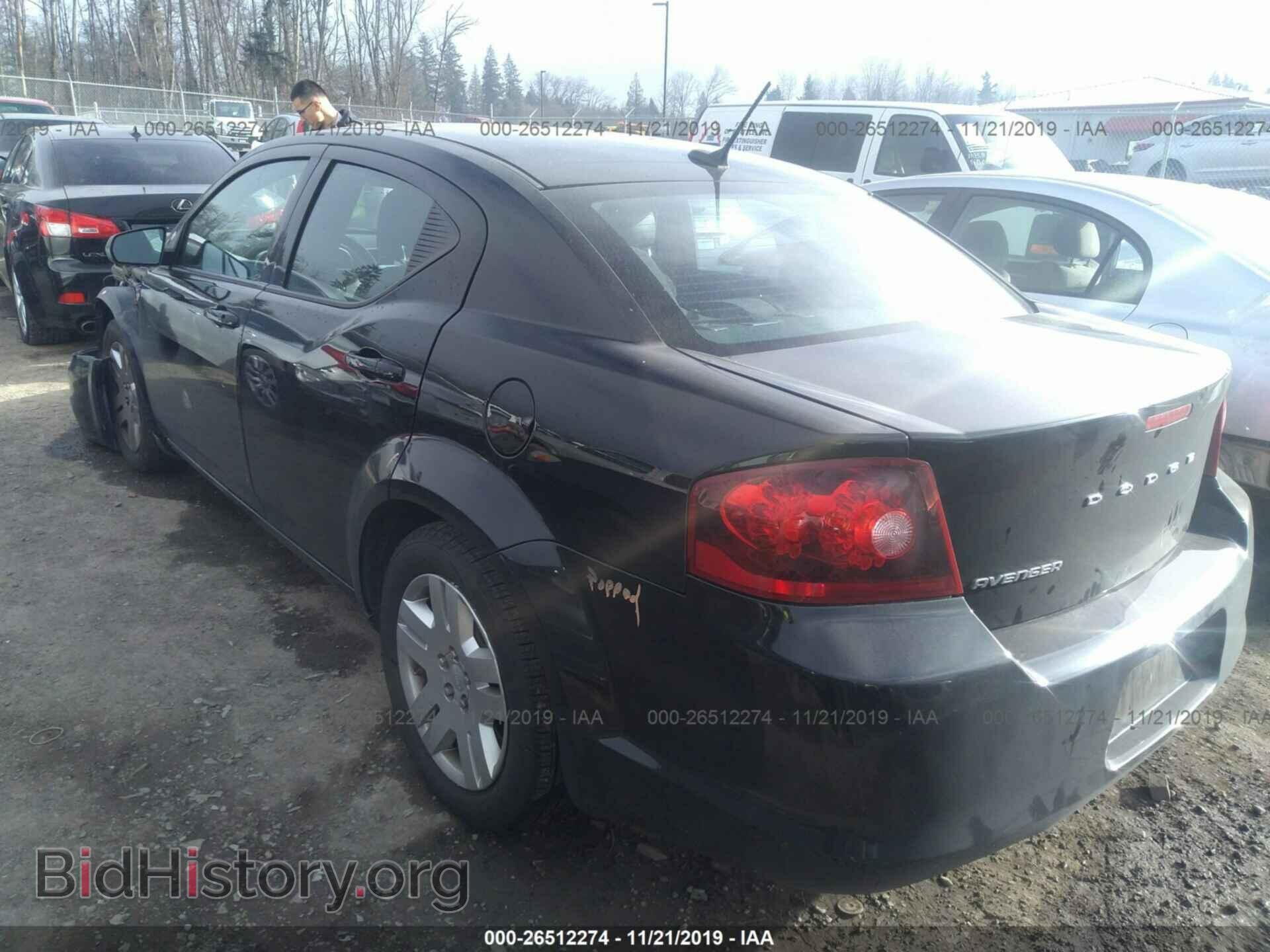 2012 DODGE AVENGER - VIN: 1C3CDZAB7CN235478 - Фото 3