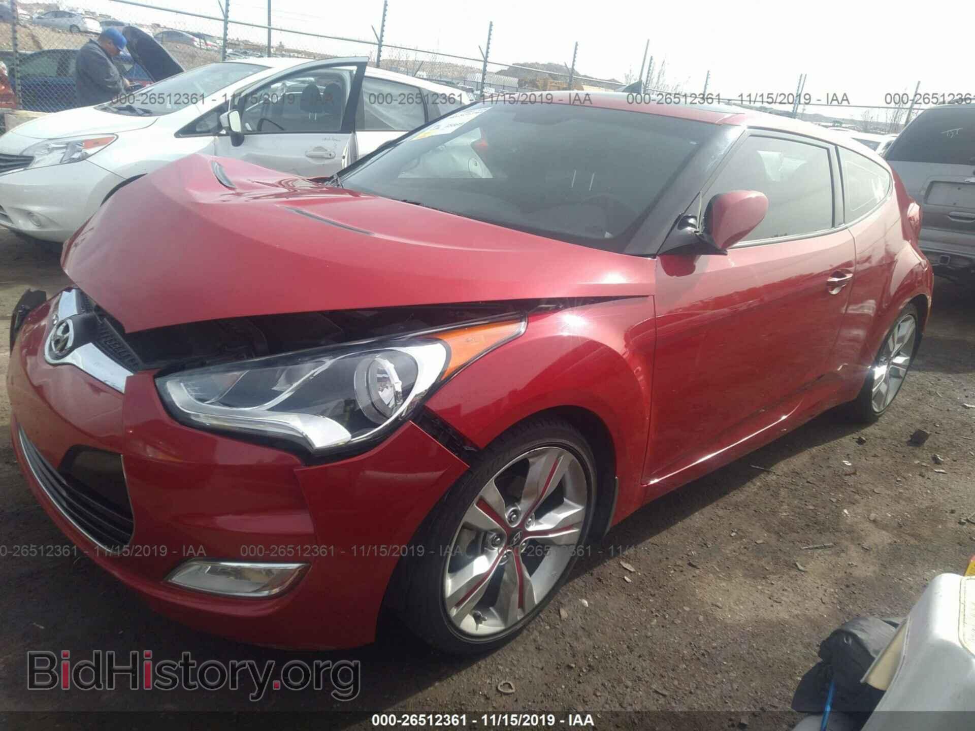 2014 HYUNDAI VELOSTER - VIN: KMHTC6AD5EU193203 - Фото 2