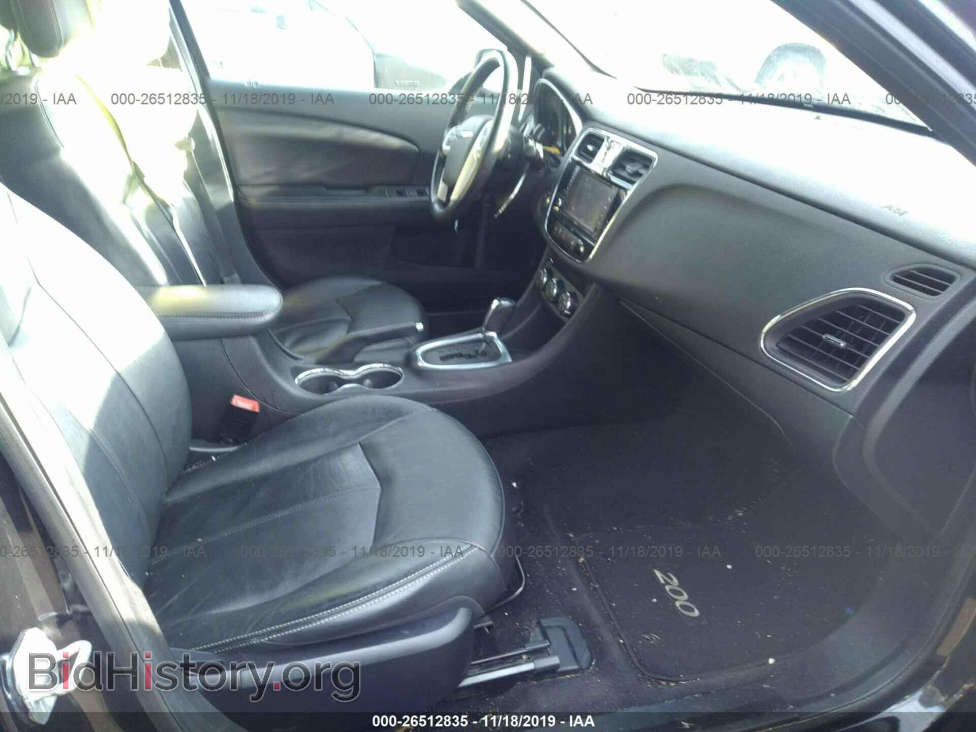 2012 CHRYSLER 200 - VIN: 1C3CCBCB3CN161399 - Фото 5
