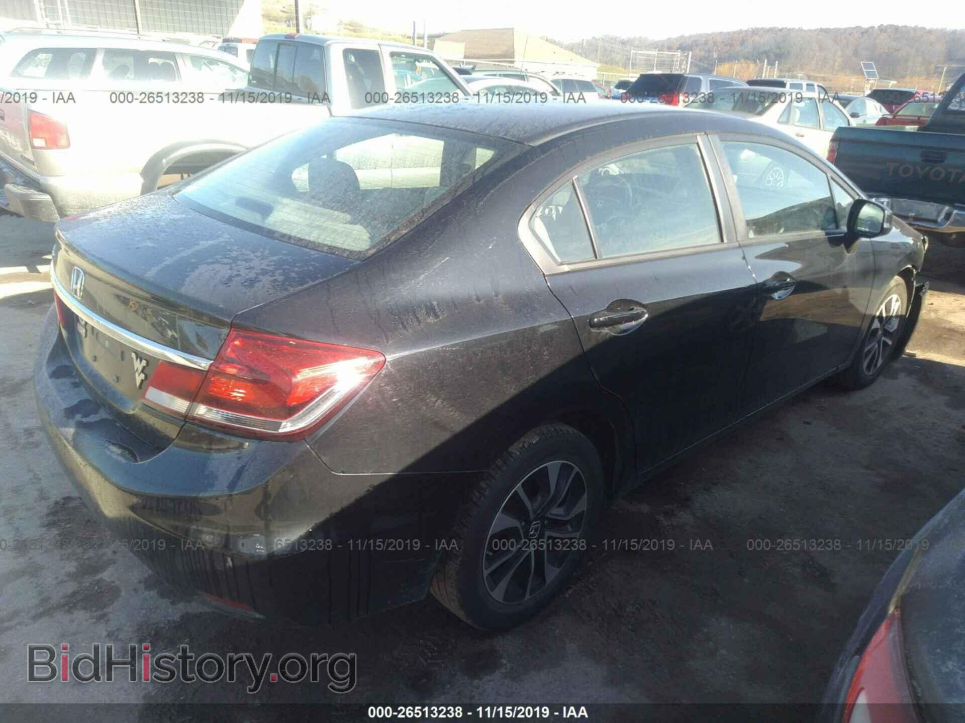 2013 HONDA CIVIC - VIN: 19XFB2F85DE069549 - Фото 4