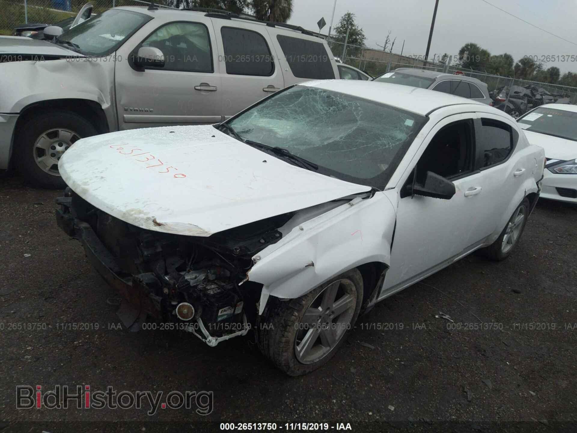 2013 DODGE AVENGER - VIN: 1C3CDZABXDN625962 - Фото 2