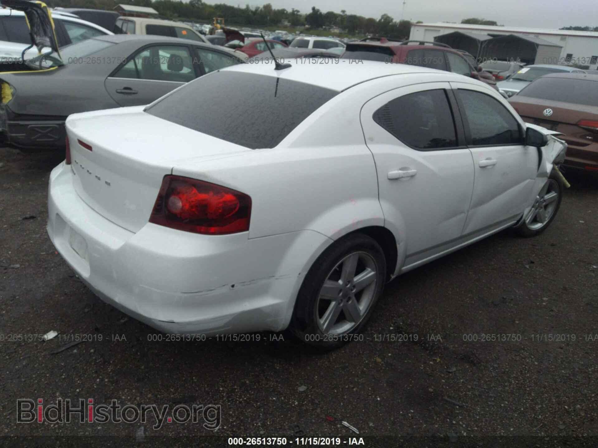 2013 DODGE AVENGER - VIN: 1C3CDZABXDN625962 - Фото 4