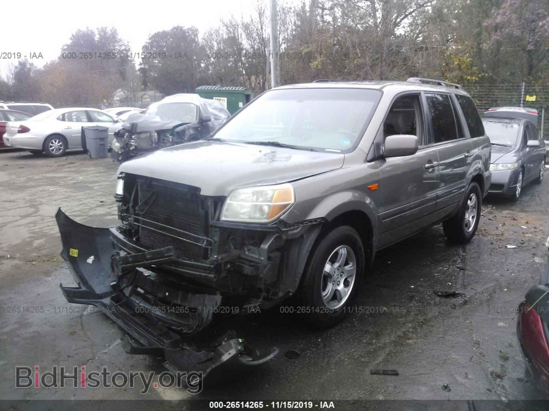 2007 HONDA PILOT - VIN: 5FNYF28717B016086 - Фото 2