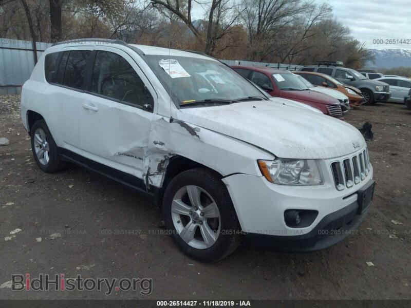 2012 Jeep COMPASS Sport (VIN 1C4NJCBA2CD627273) — фото 1 из 11, IAAI, повреждение: правая передняя часть
