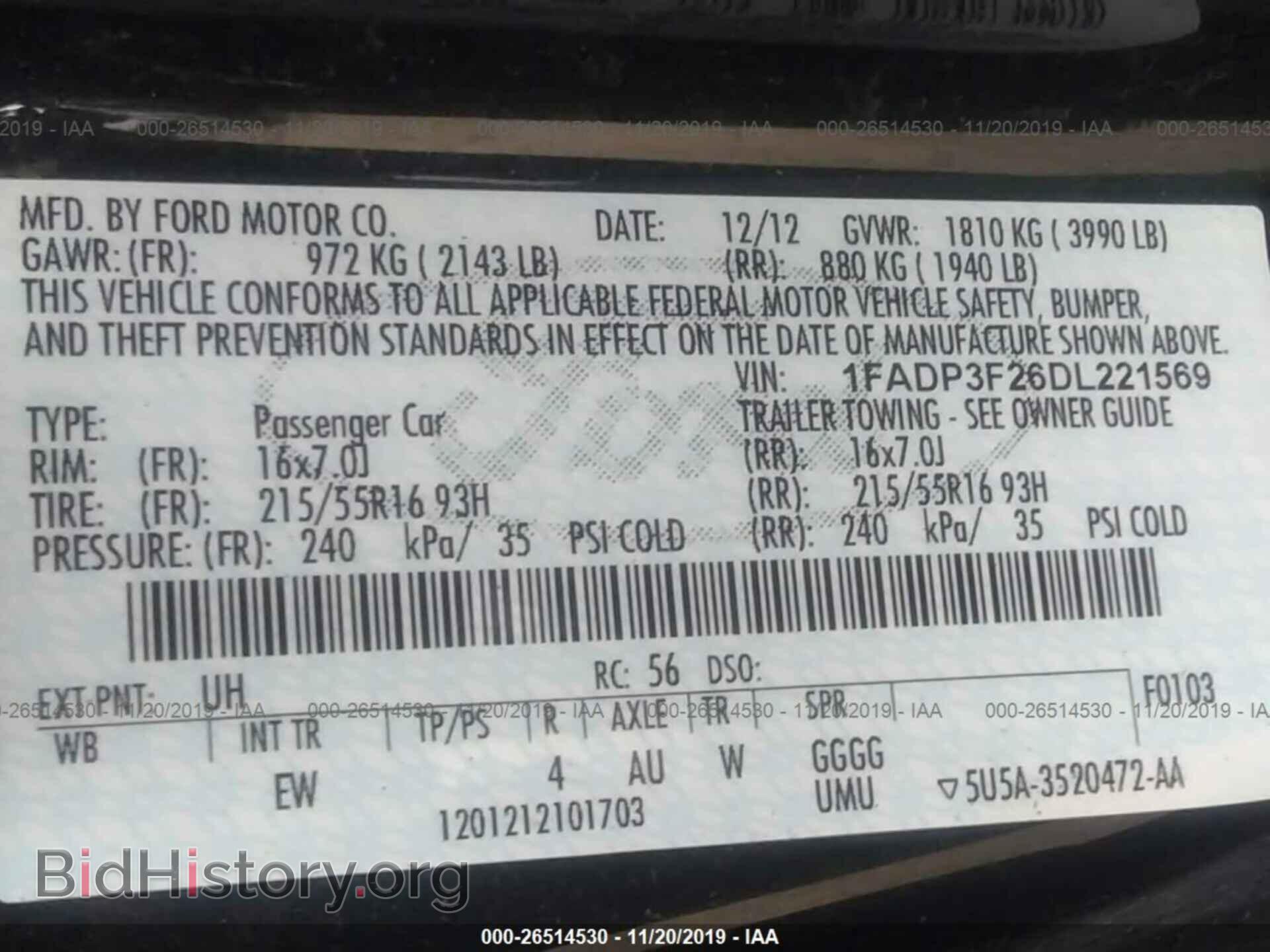 2013 FORD FOCUS - VIN: 1FADP3F26DL221569 - Photo 9