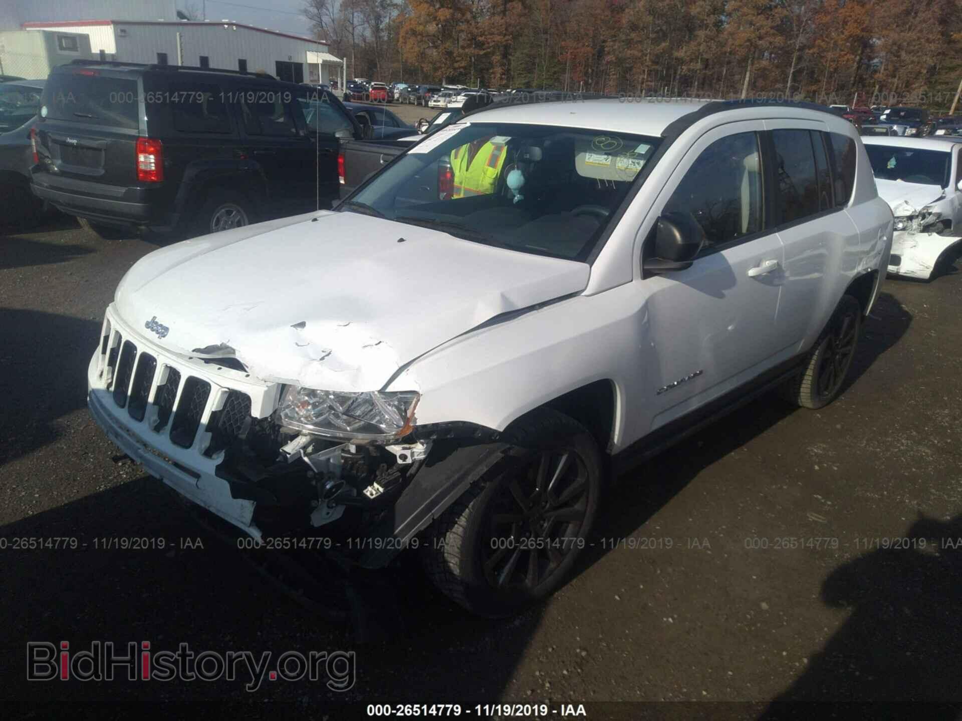 2012 JEEP COMPASS - VIN: 1C4NJDEB3CD698007 - Фото 2