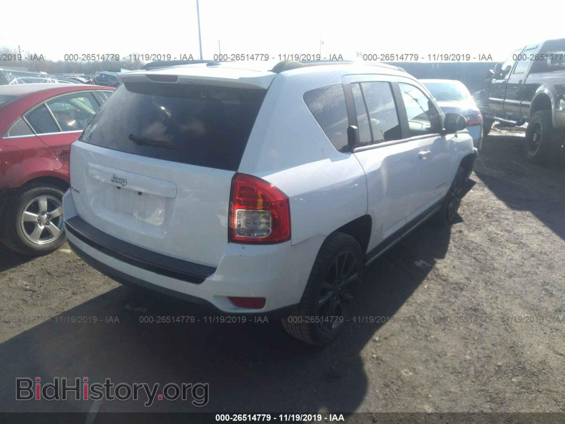 2012 JEEP COMPASS - VIN: 1C4NJDEB3CD698007 - Фото 4
