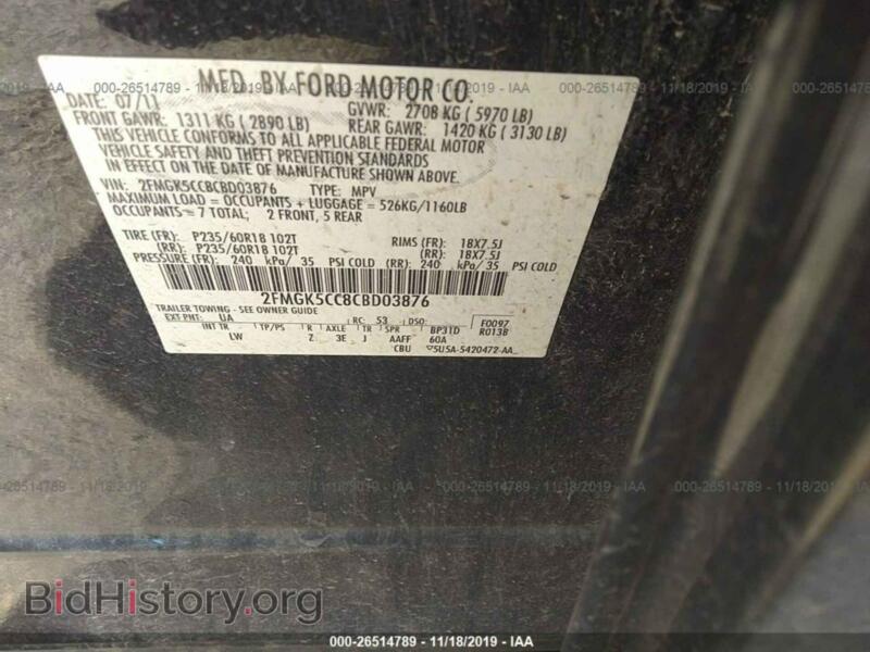2012 Ford FLEX (VIN 2FMGK5CC8CBD03876) — photo 9 of 11